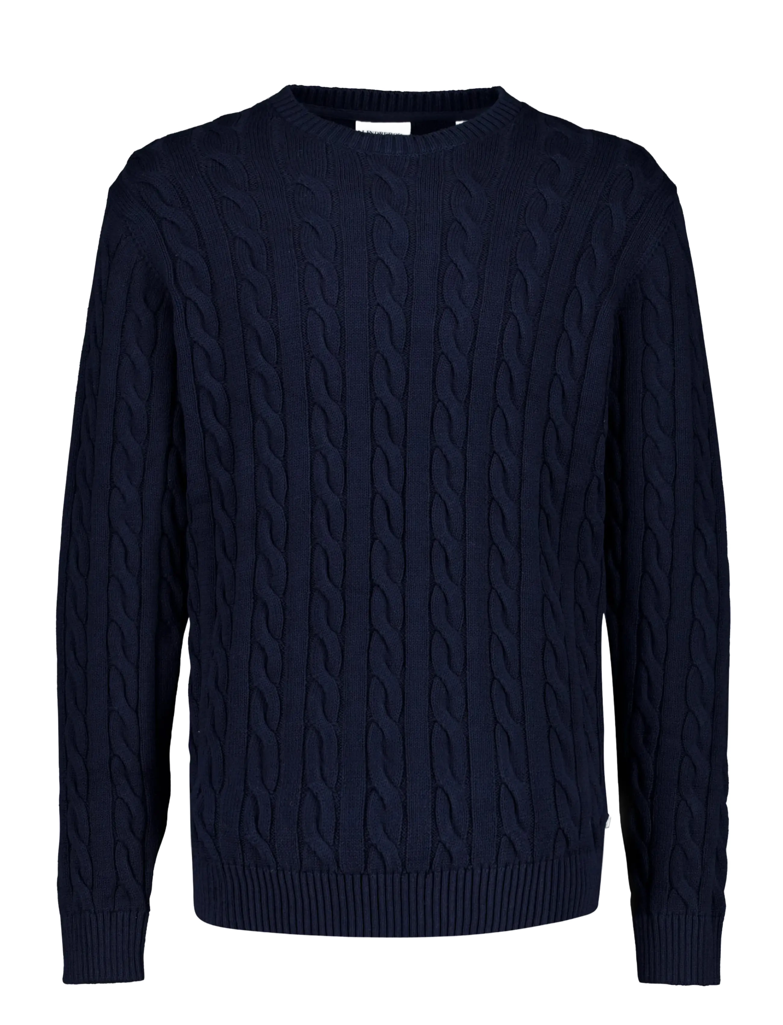 Lindbergh Cabel knit - Rund hals - NAVY / navy