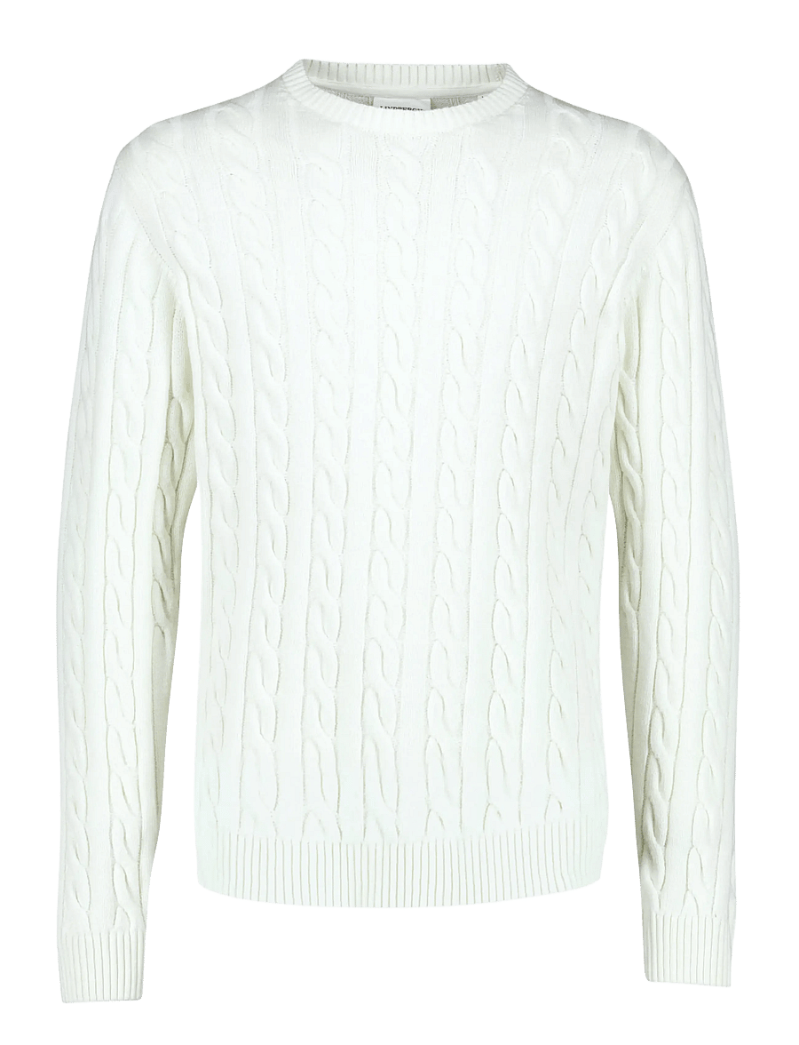 Lindbergh - Cabel knit - pearl white - 0