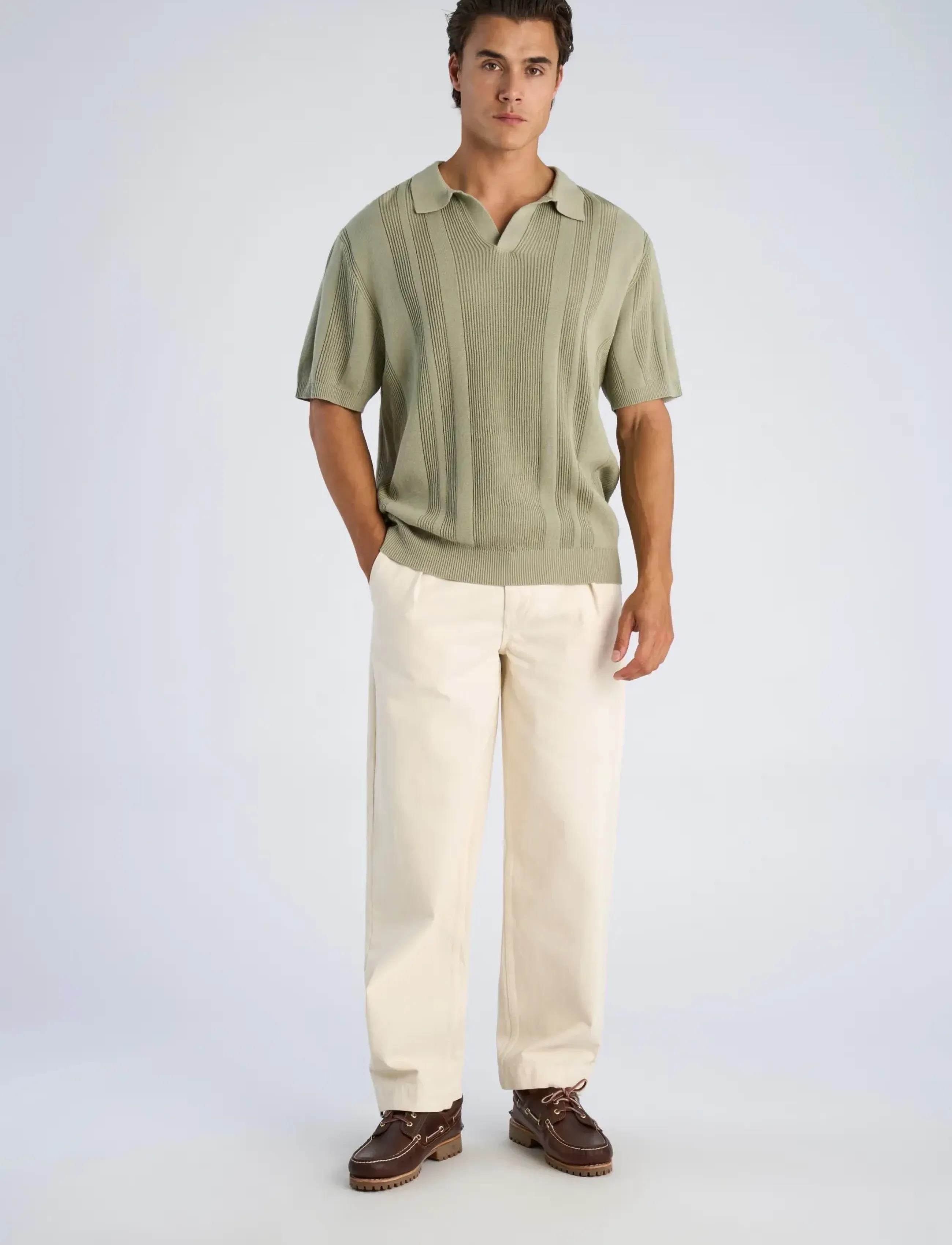 Knitted S/S Polo