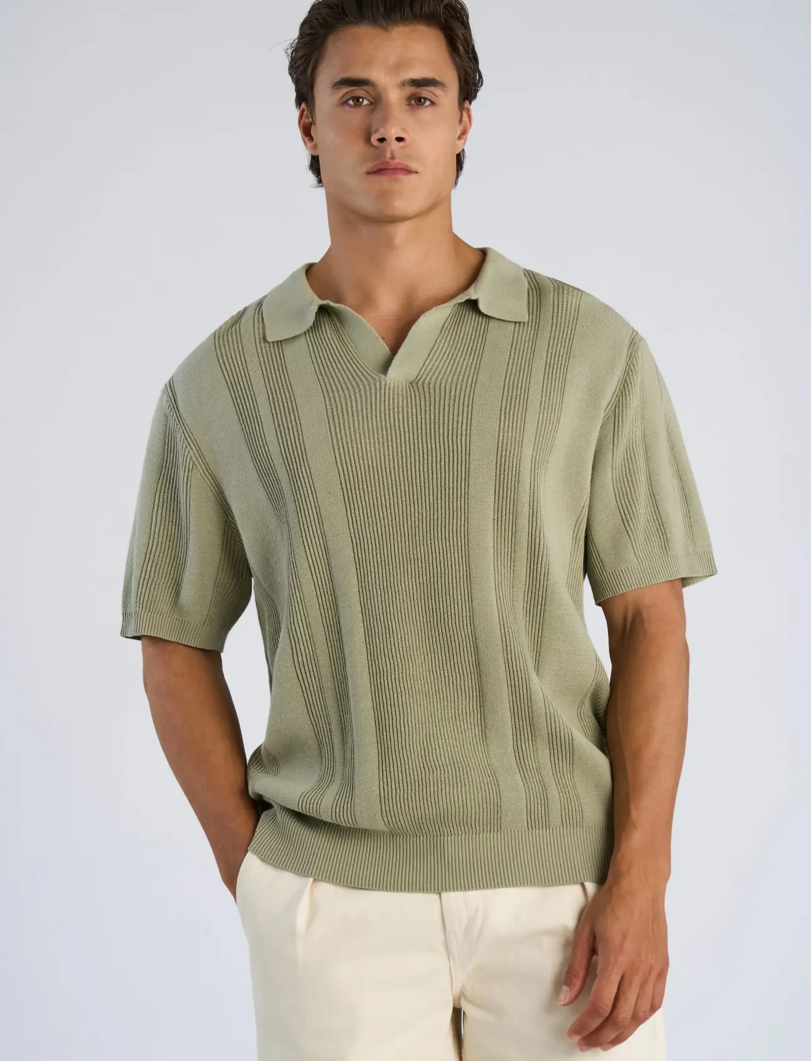 Knitted S/S Polo 2