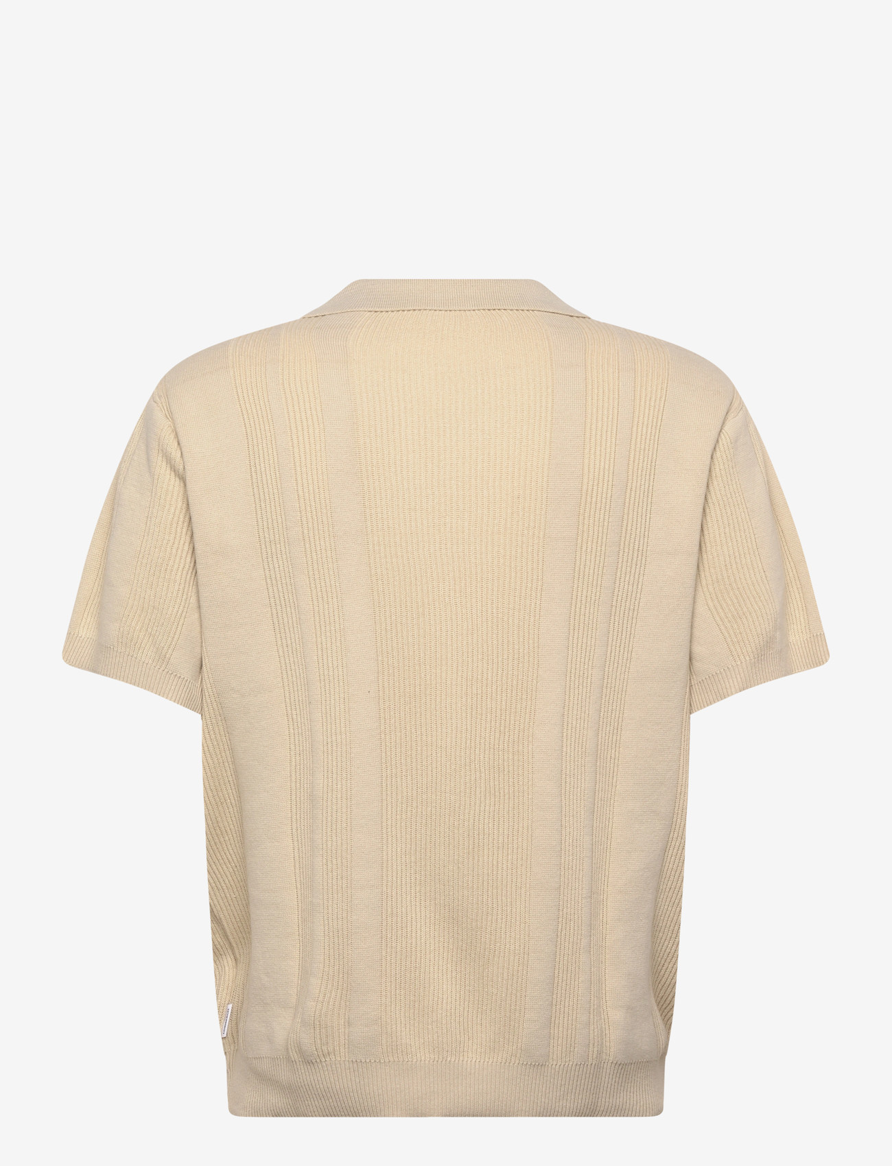 Lindbergh - Knitted S/S polo - herren - lt stone - 2