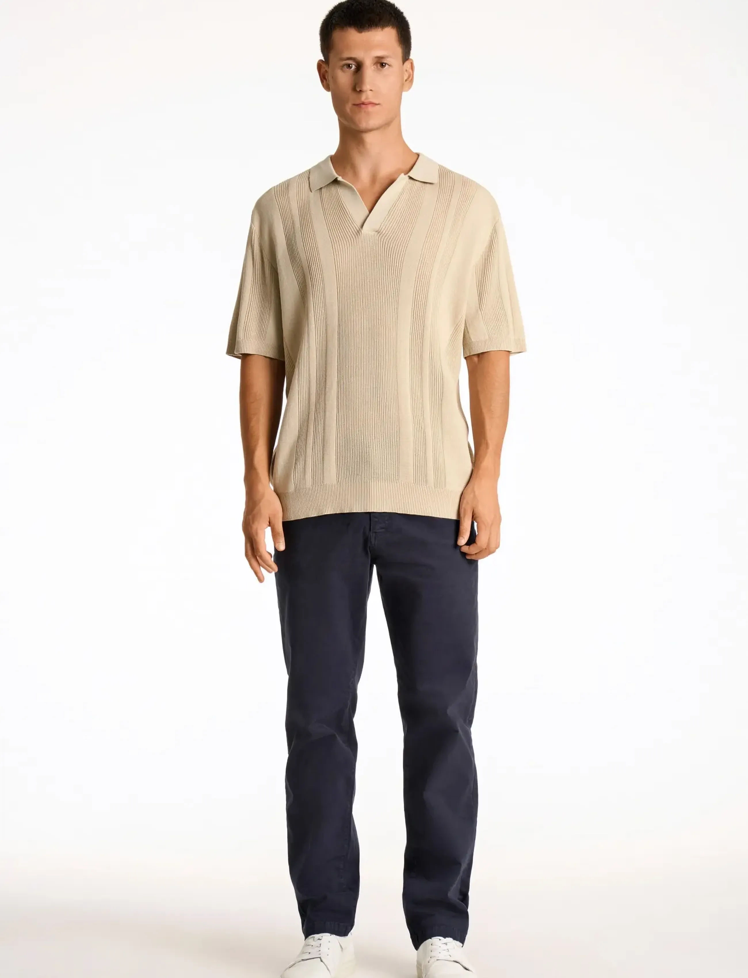 Knitted S/S Polo
