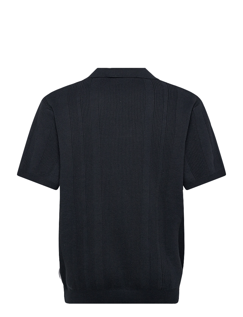 Lindbergh - Knitted S/S polo - navy - 2