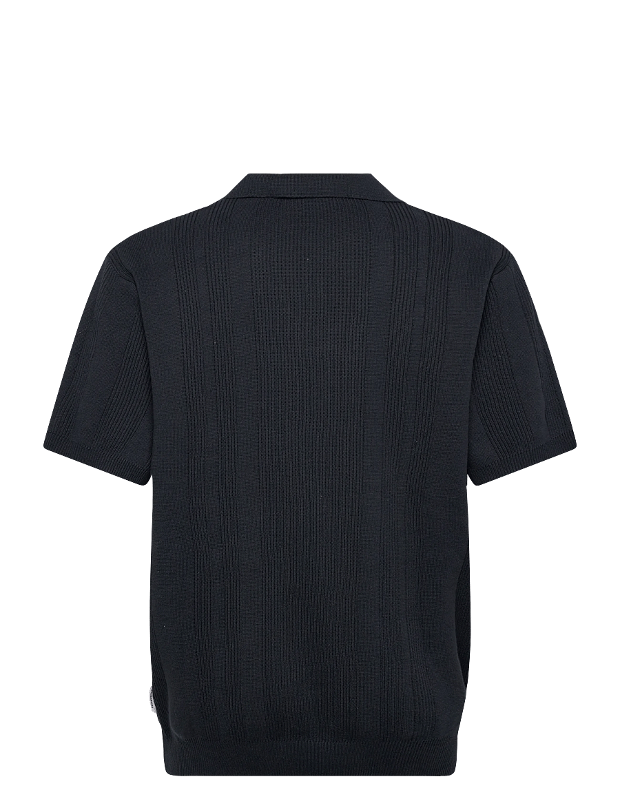 Lindbergh - Knitted S/S polo - polostrik - navy - 2