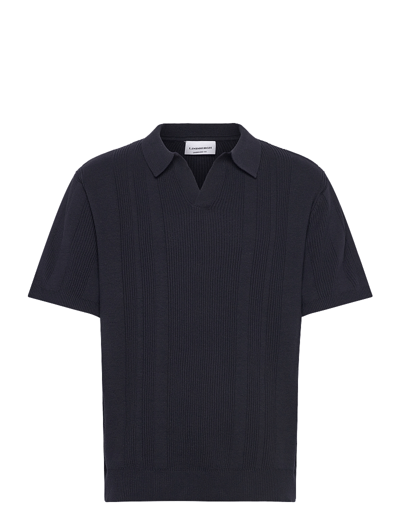 Lindbergh - Knitted S/S polo - polostrik - navy - 1