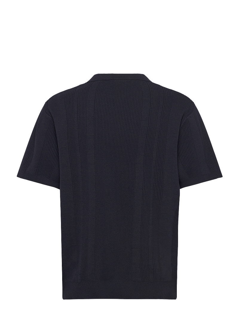 Lindbergh - Knitted S/S polo - polostrik - navy - 2