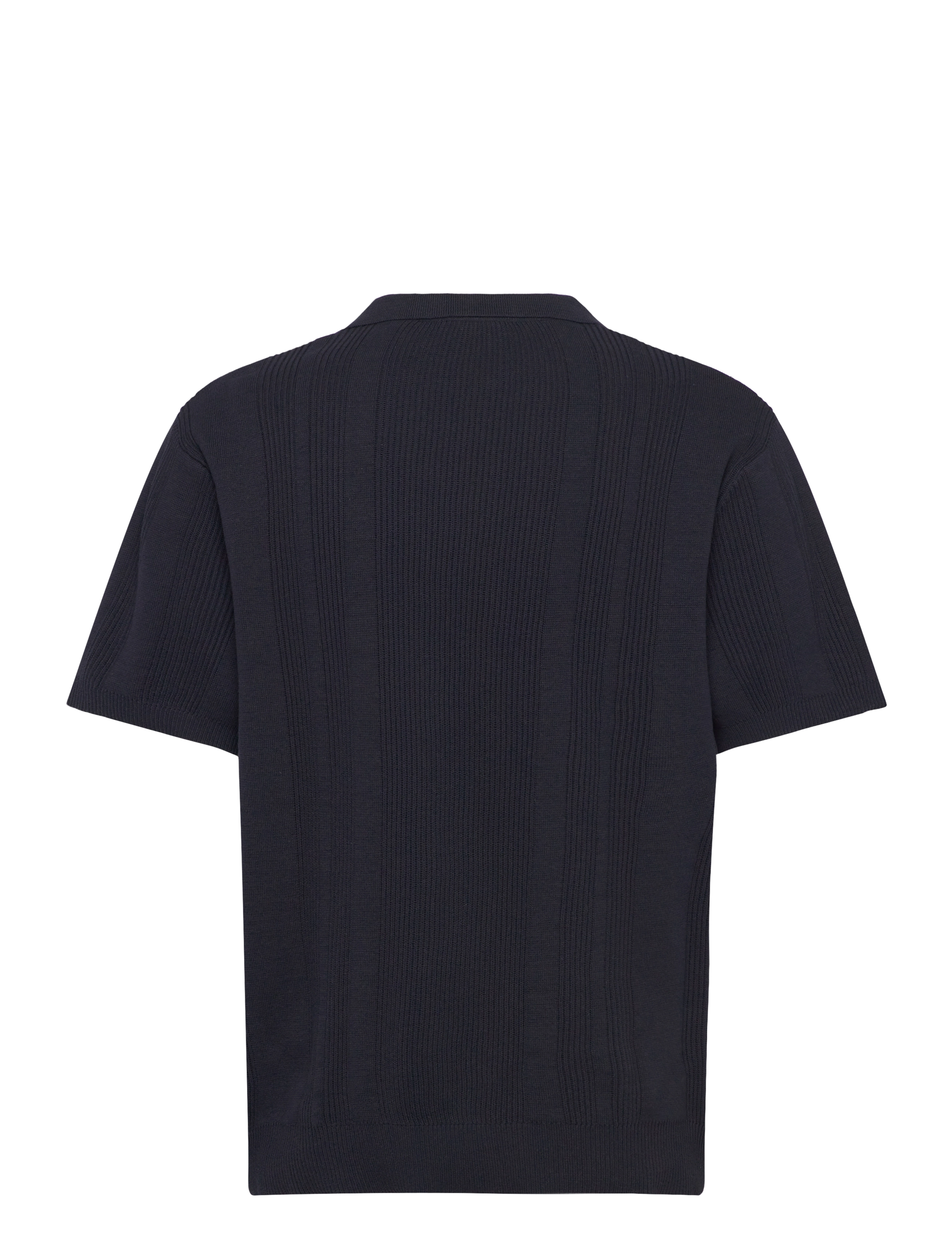 Lindbergh - Knitted S/S polo - trøjer - navy - 2