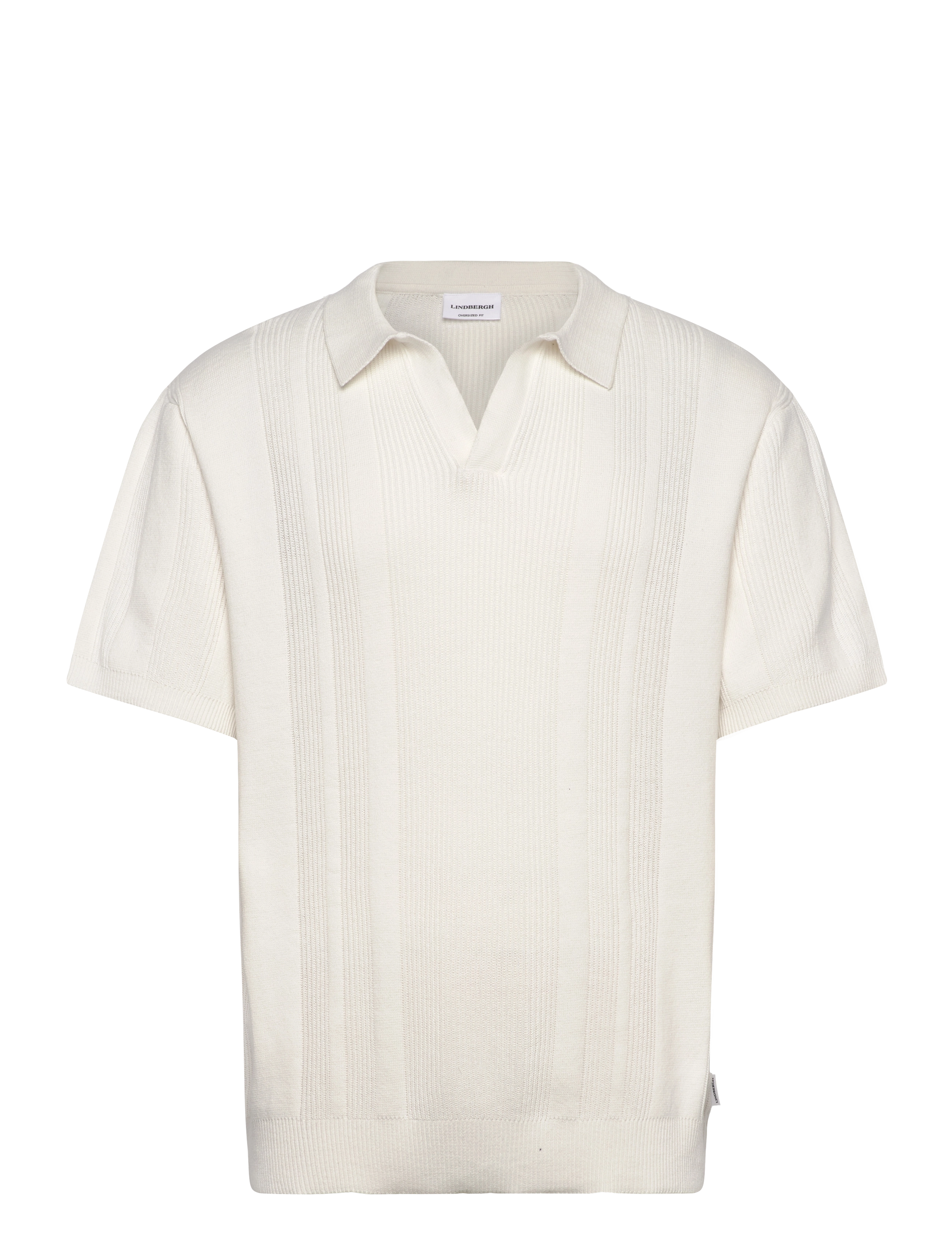 LINDBERGH Strick S/S Polo Weiß - XXL - Herren