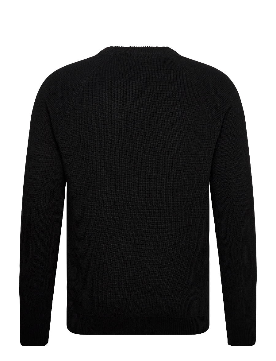 Lindbergh - Ribbed L/S o-neck knitRibbed L/S o-neck knit - rundhals - black - 1
