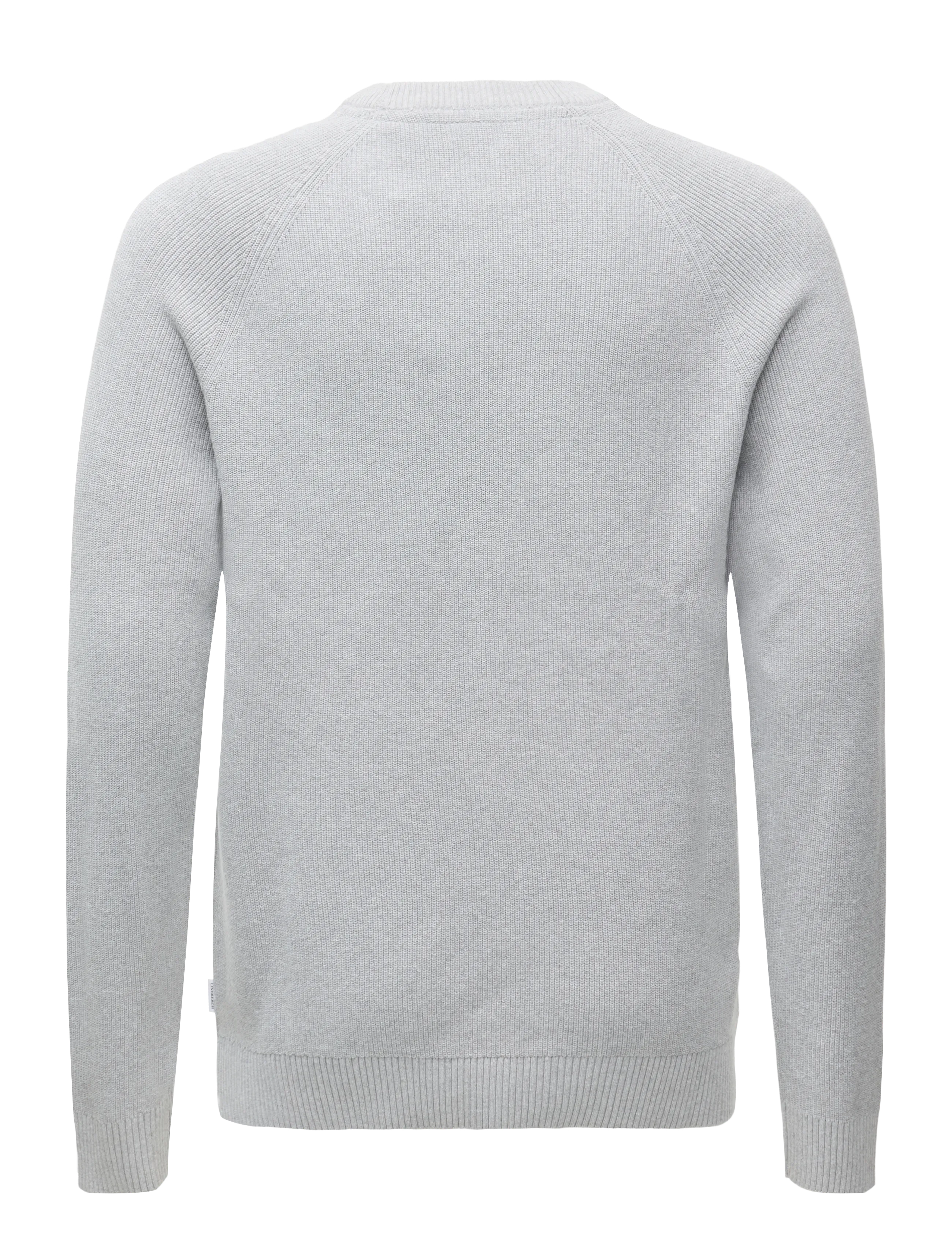 Lindbergh - Ribbed L/S o-neck knitRibbed L/S o-neck knit - rund hals - grey mel - 1
