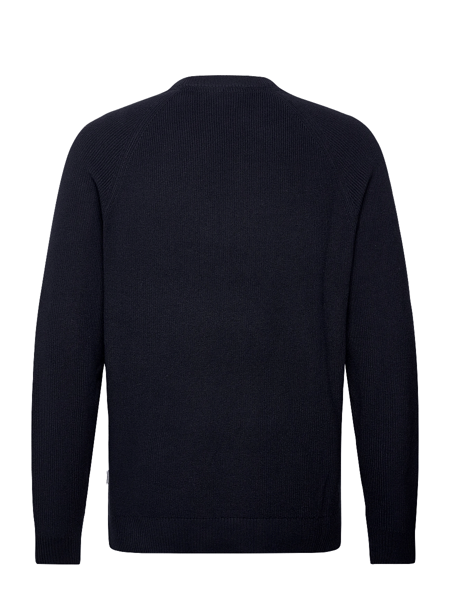 Lindbergh - Ribbed L/S o-neck knitRibbed L/S o-neck knit - rundhals - navy - 1