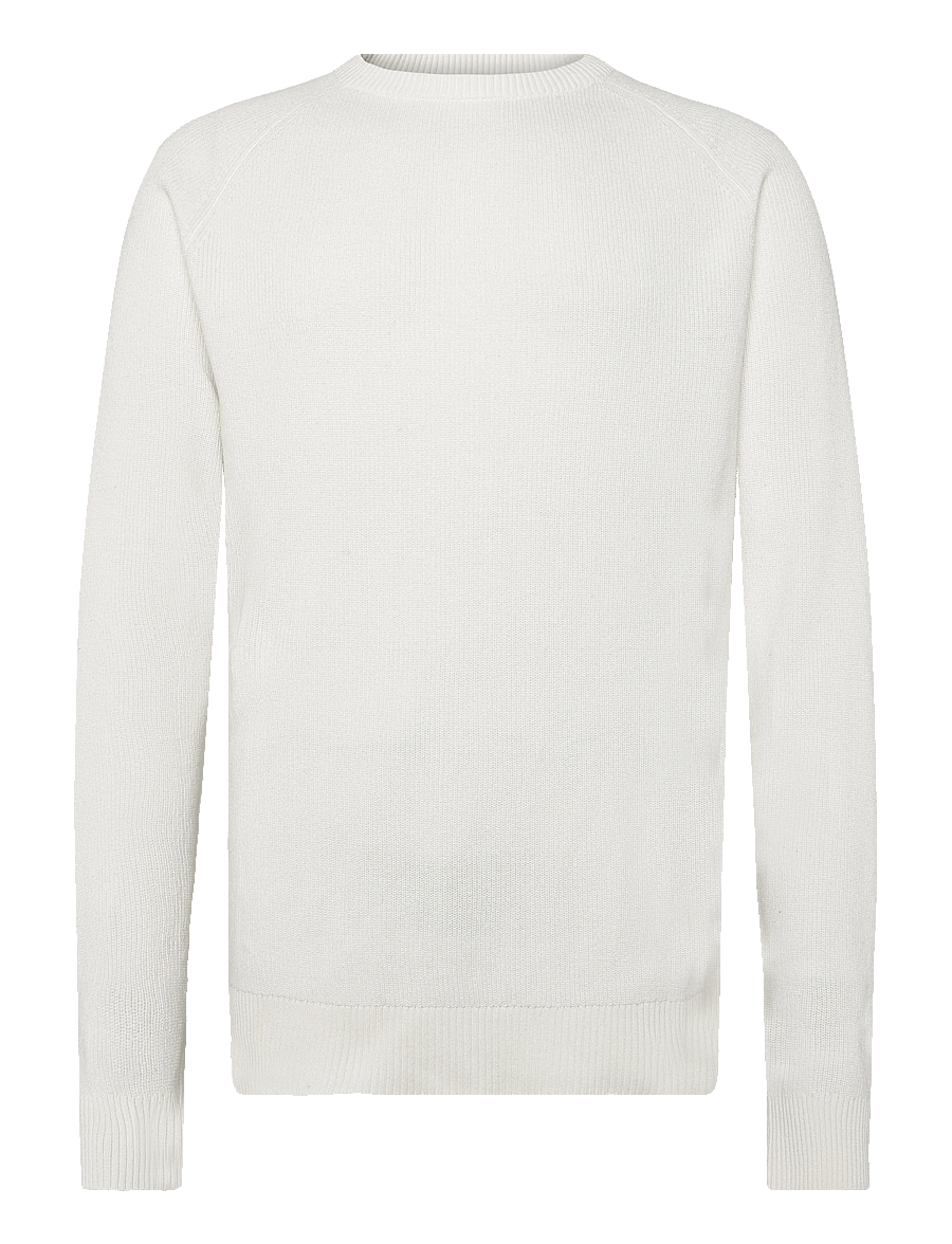Lindbergh - Ribbed L/S o-neck knitRibbed L/S o-neck knit - round necks - off white - 0