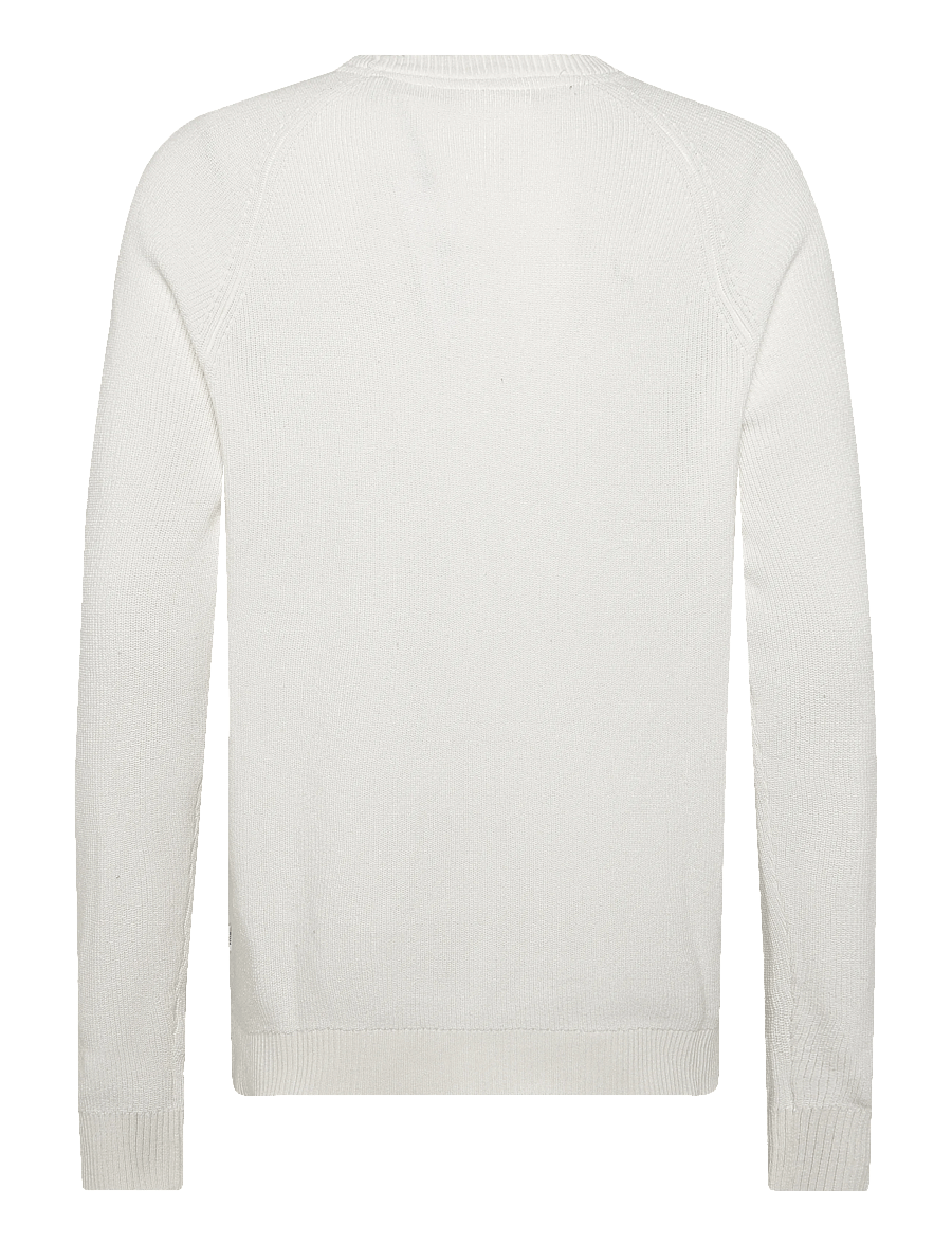 Lindbergh - Ribbed L/S o-neck knitRibbed L/S o-neck knit - round necks - off white - 1
