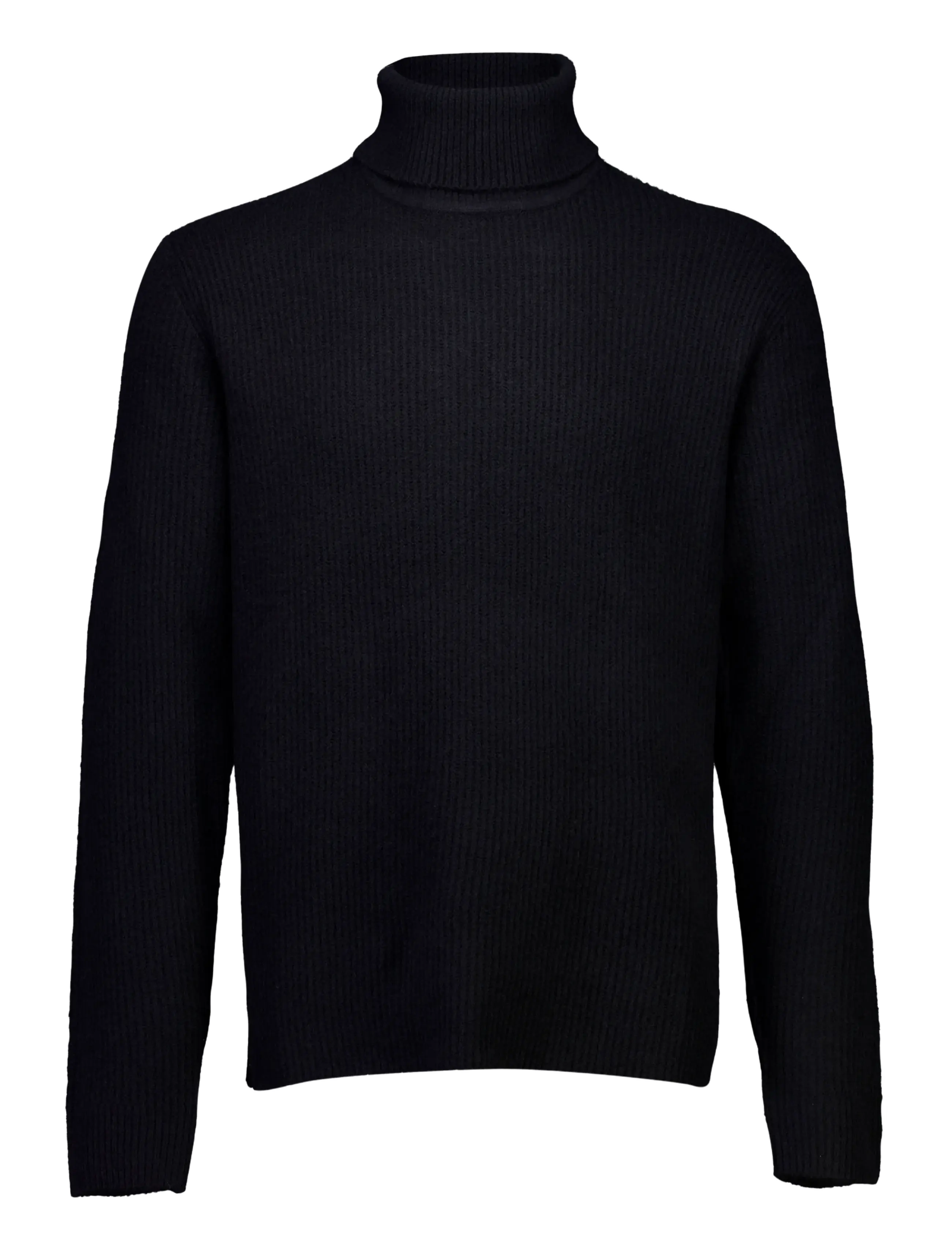 Lindbergh Rib L/S roll-neck sweater - Riided - CHARCOAL / grey