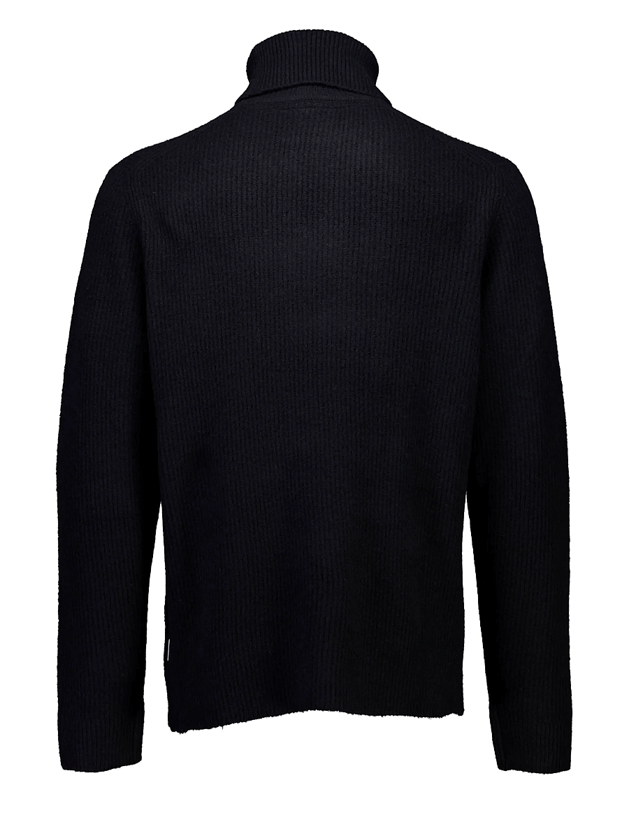 Lindbergh - Rib L/S roll-neck sweater - kõrge kaelusega - charcoal - 2