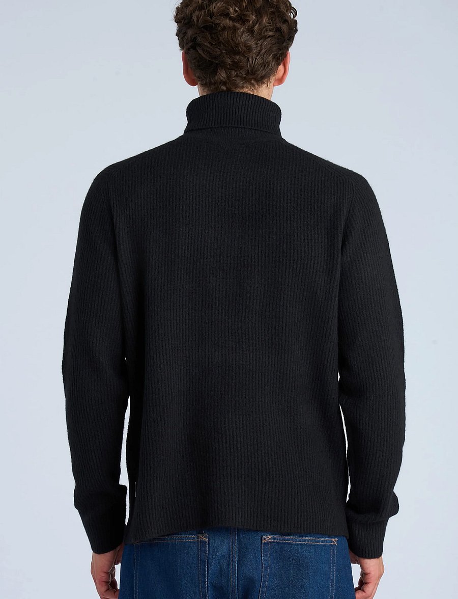 Lindbergh - Rib L/S roll-neck sweater - kõrge kaelusega - charcoal - 4