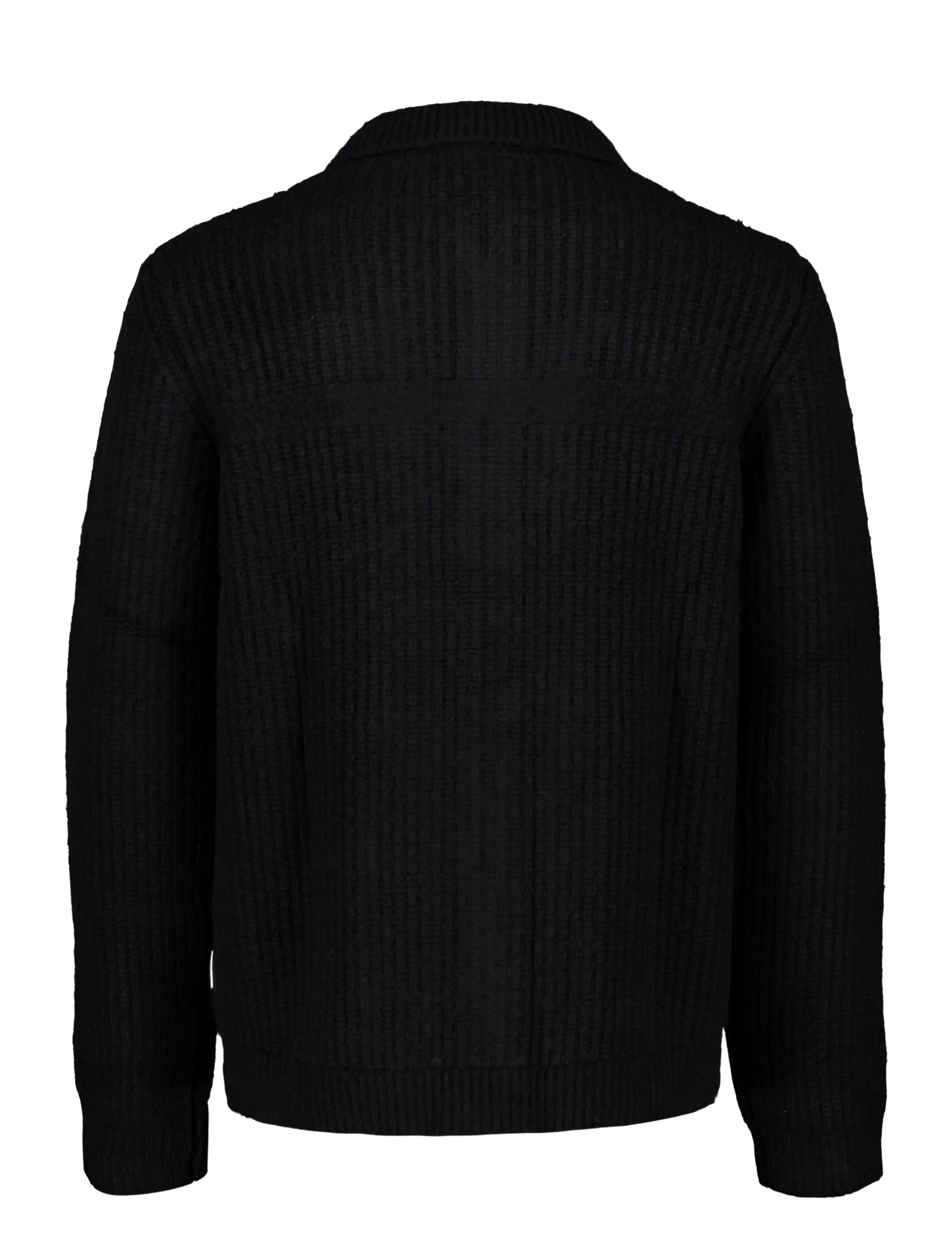 Lindbergh - Chunky knitted button cardigan L/S - kardiganid - black - 2