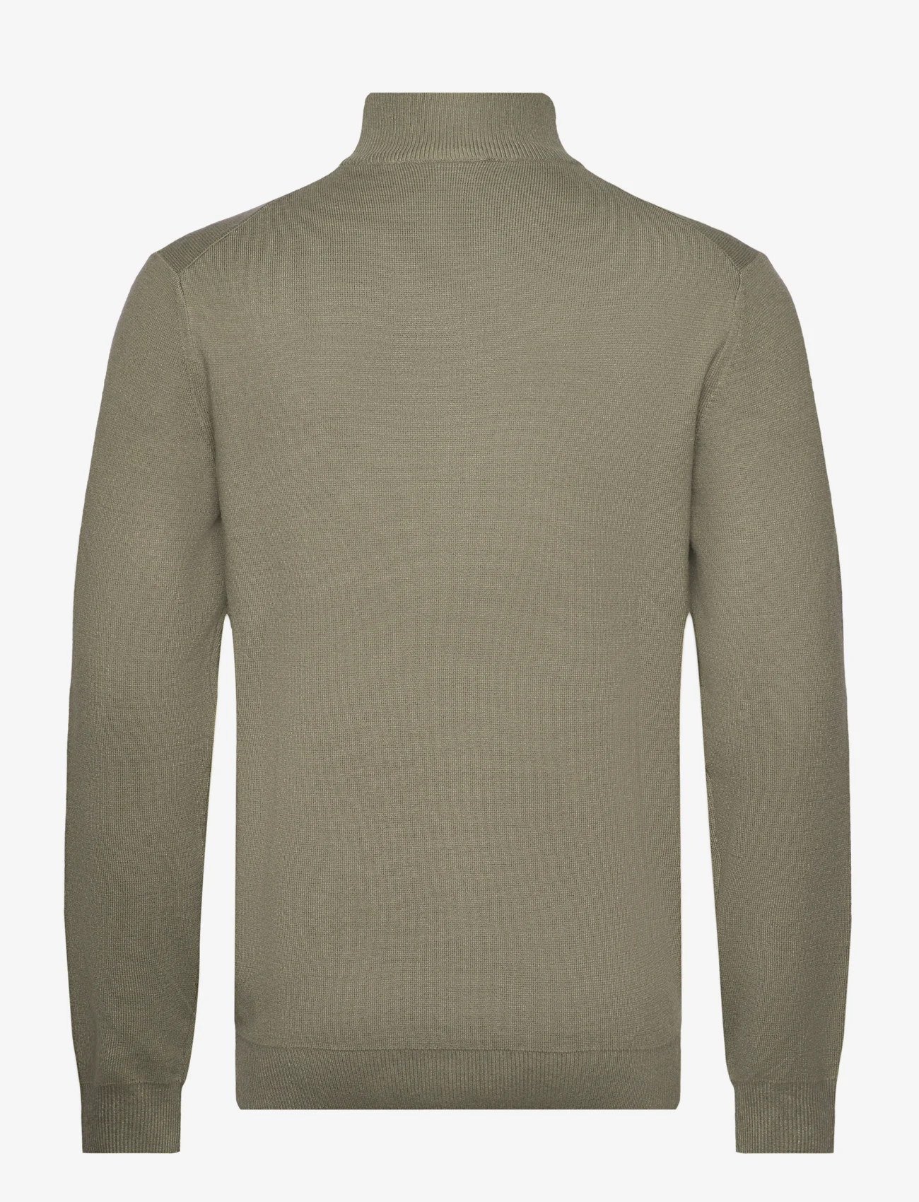 Lindbergh - Ecovero half zip knit - män - army - 1