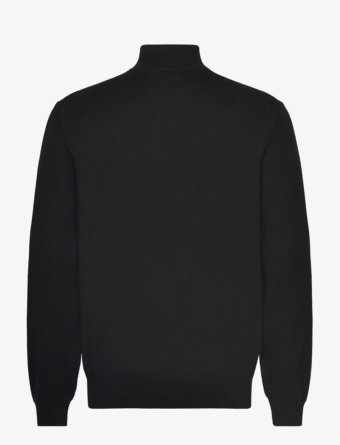 Lindbergh - Ecovero half zip knit - black - 2