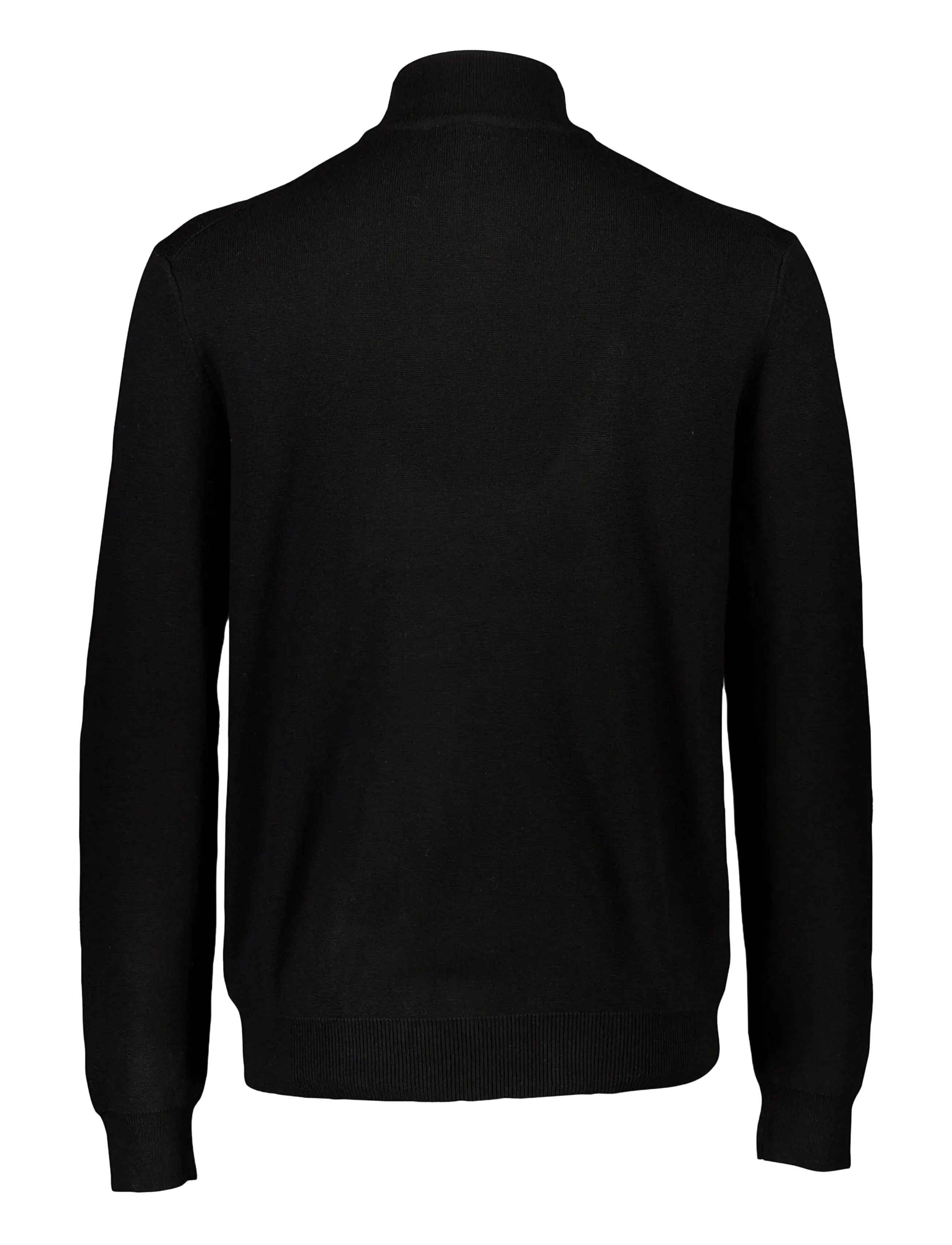 Lindbergh - Ecovero half zip knit - poolpika lukuga džemprid - black - 2