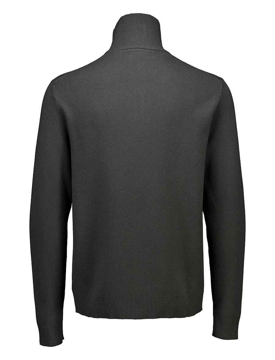 Lindbergh - Ecovero half zip knit - halfzip strik - granite green - 2