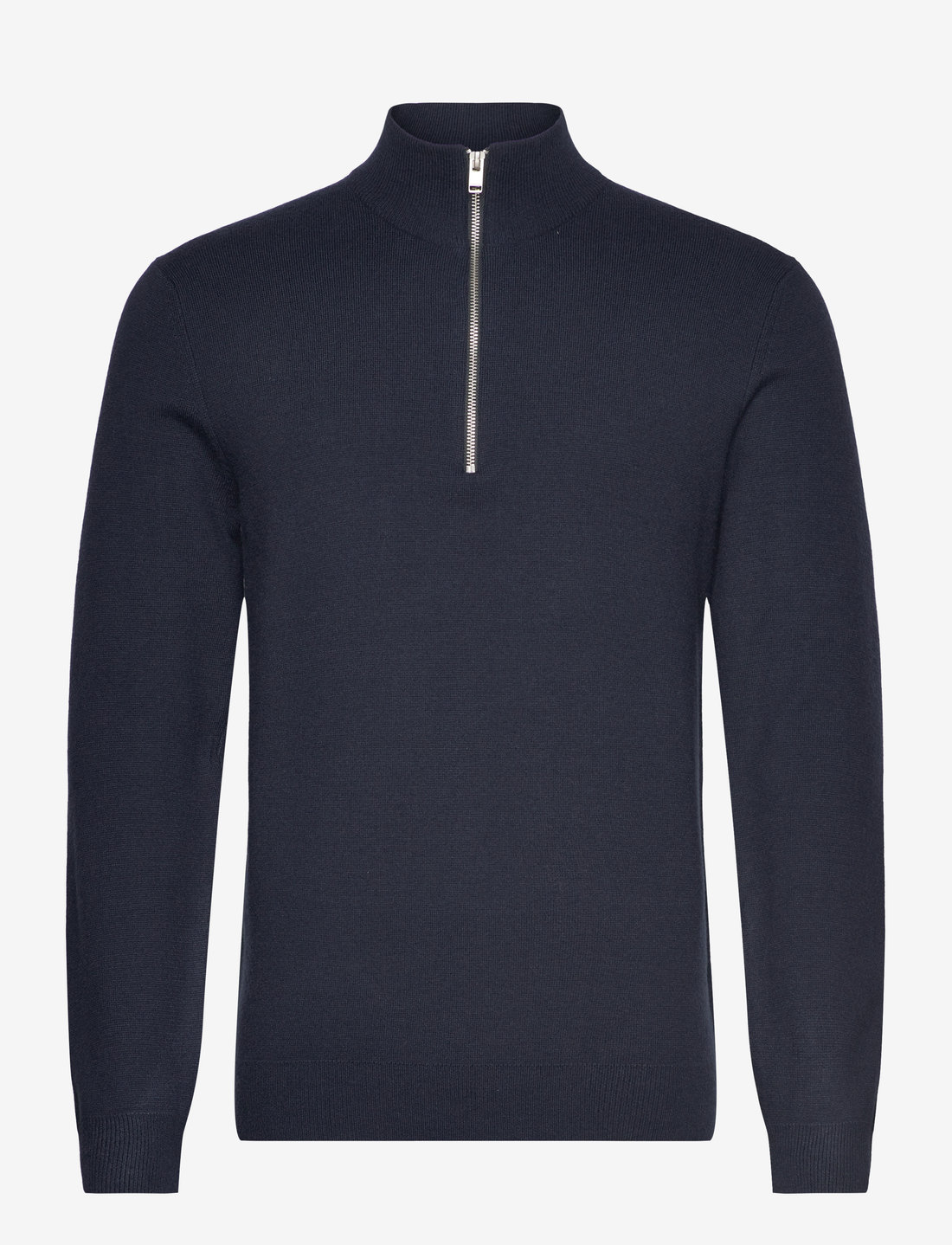 Lindbergh - Ecovero half zip knit - neuleet joissa puolipitkä vetoketju - navy - 1