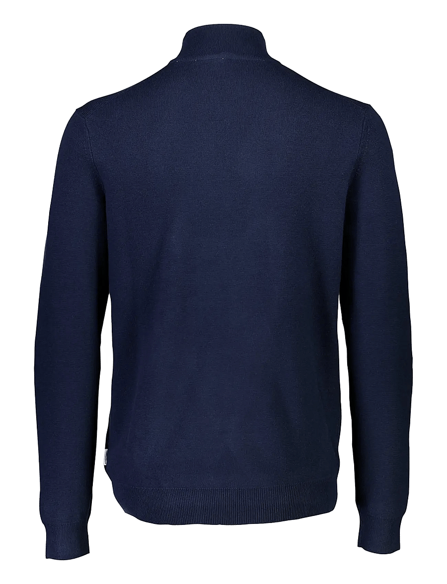 Lindbergh - Ecovero half zip knit - pullover mit halbem reißverschluss - navy - 2