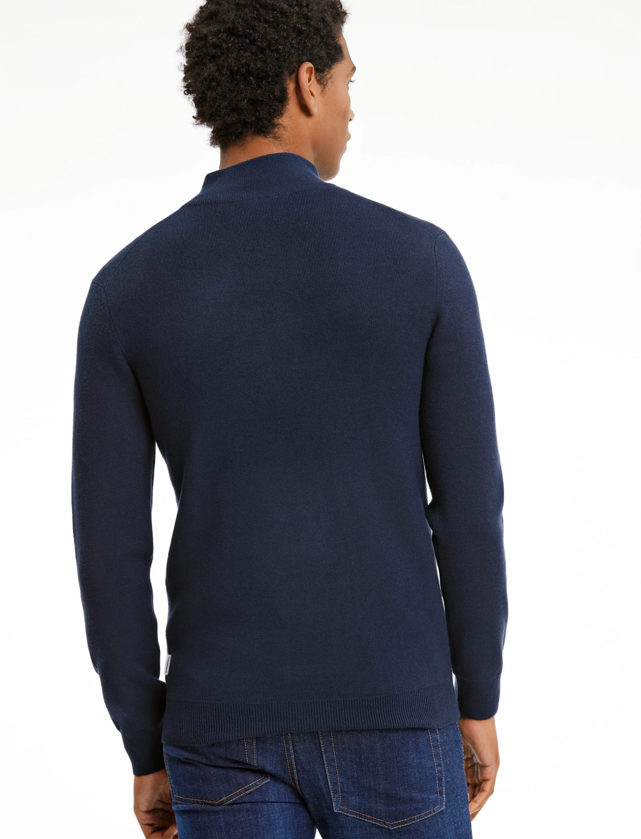 Lindbergh - Ecovero half zip knit - pullover mit halbem reißverschluss - navy - 4
