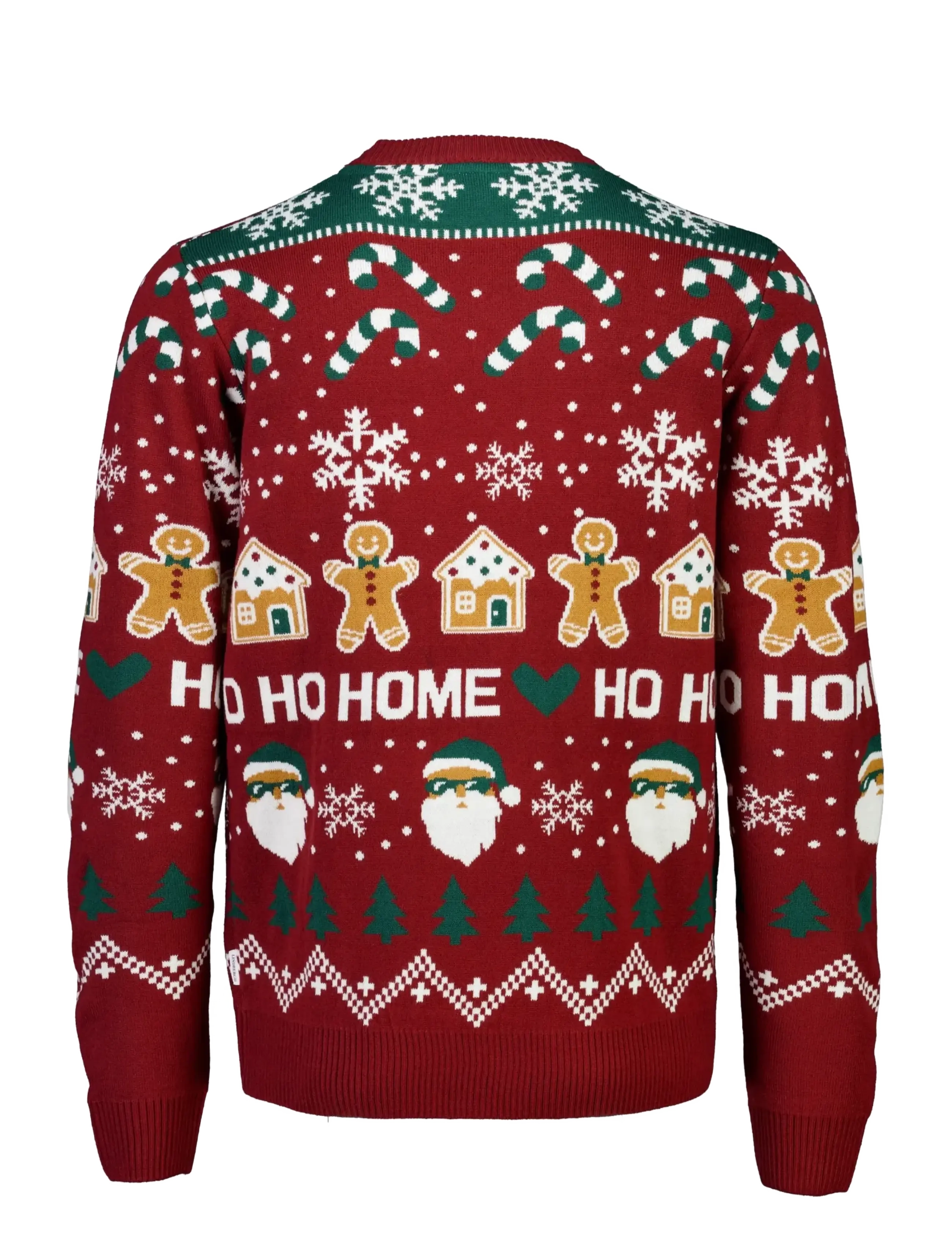 Lindbergh - Santa jacquard sweater - dk red - 2