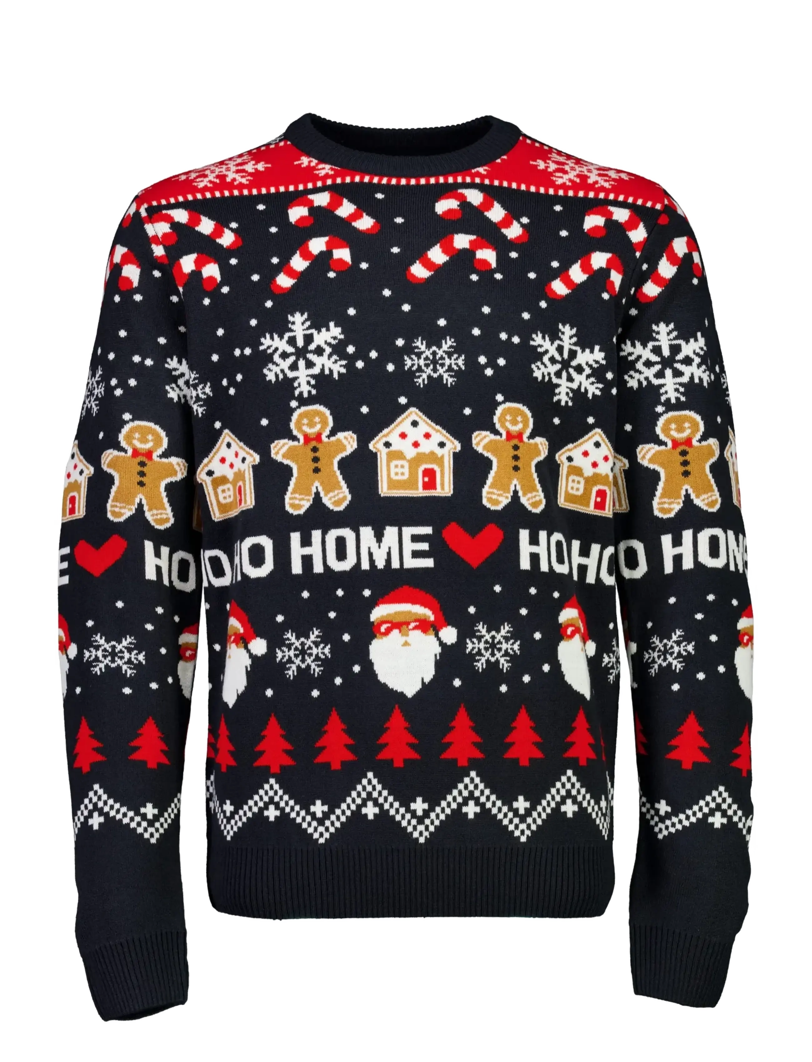 Lindbergh - Santa jacquard sweater - navy - 1