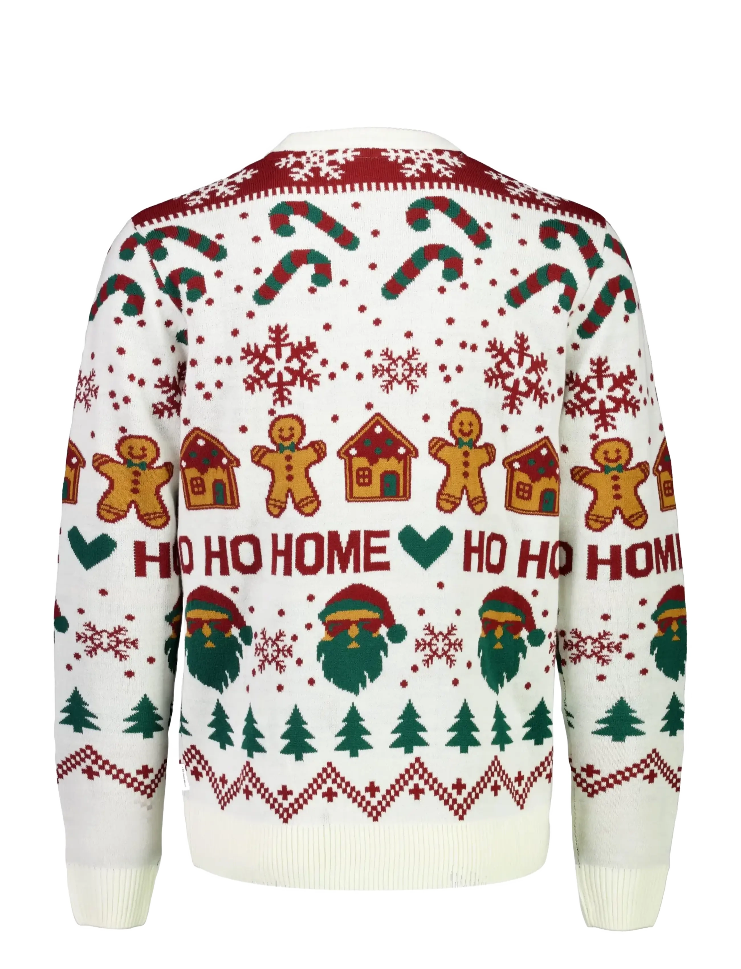 Lindbergh - Santa jacquard sweater - rund hals - off white - 2