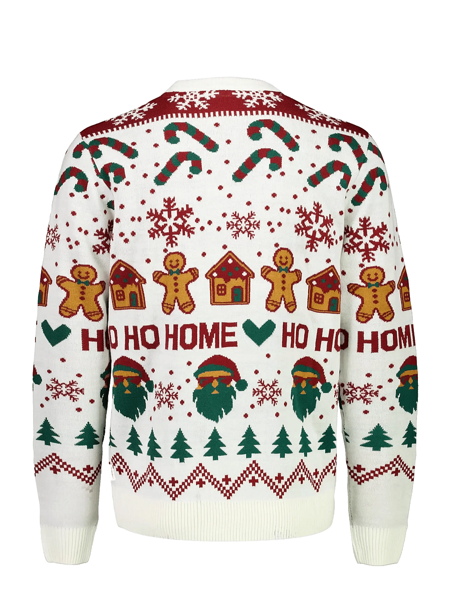 Lindbergh - Santa jacquard sweater - rund hals - off white - 2