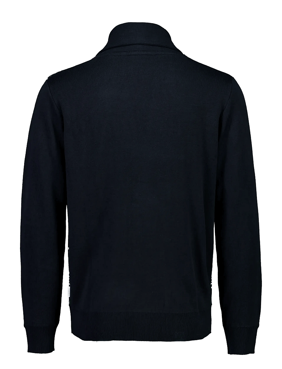 Lindbergh - Xmas shawl collar cardigan - koftor - black - 2