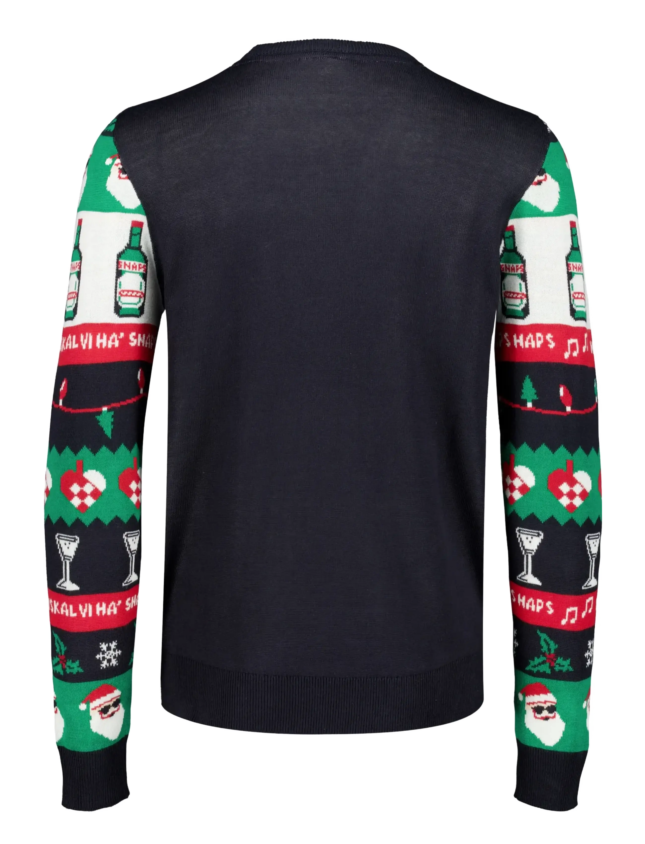 Lindbergh - Xmas cheers o-neck sweater - rundhalsad - dk blue - 2