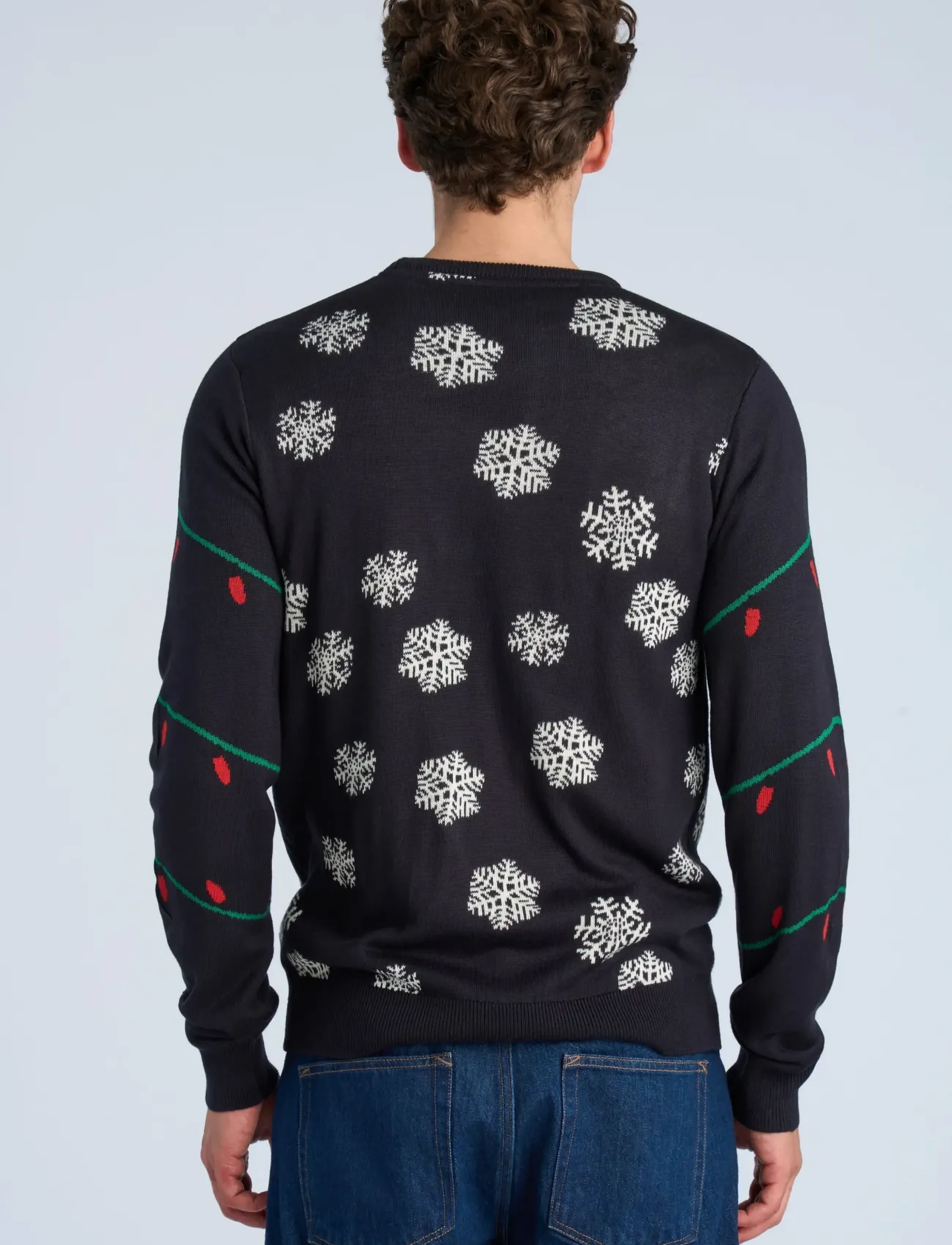 Lindbergh - Interactive xmas knit - rundhals - navy - 5