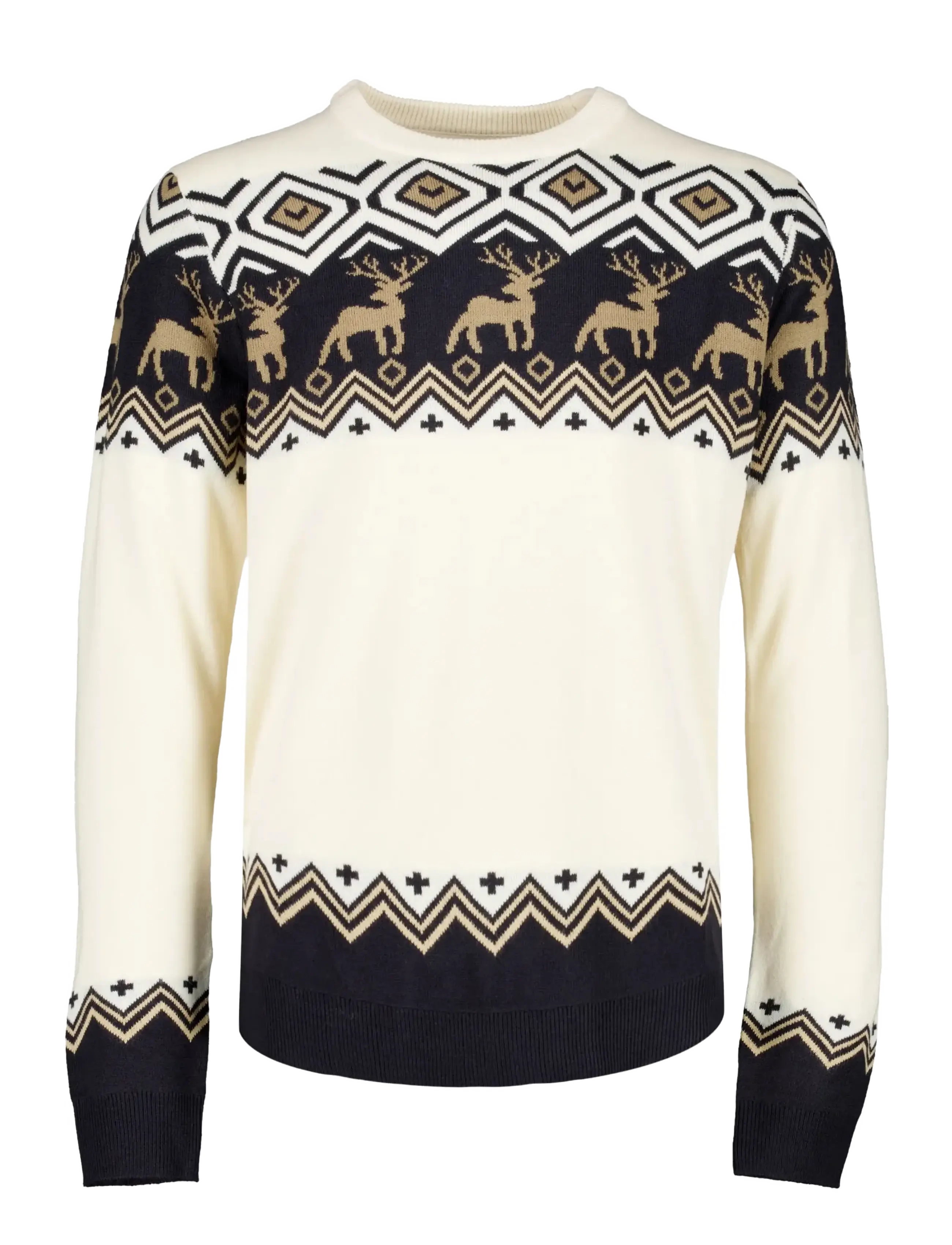 Lindbergh - Christmas jacquard sweater - ecru - 1