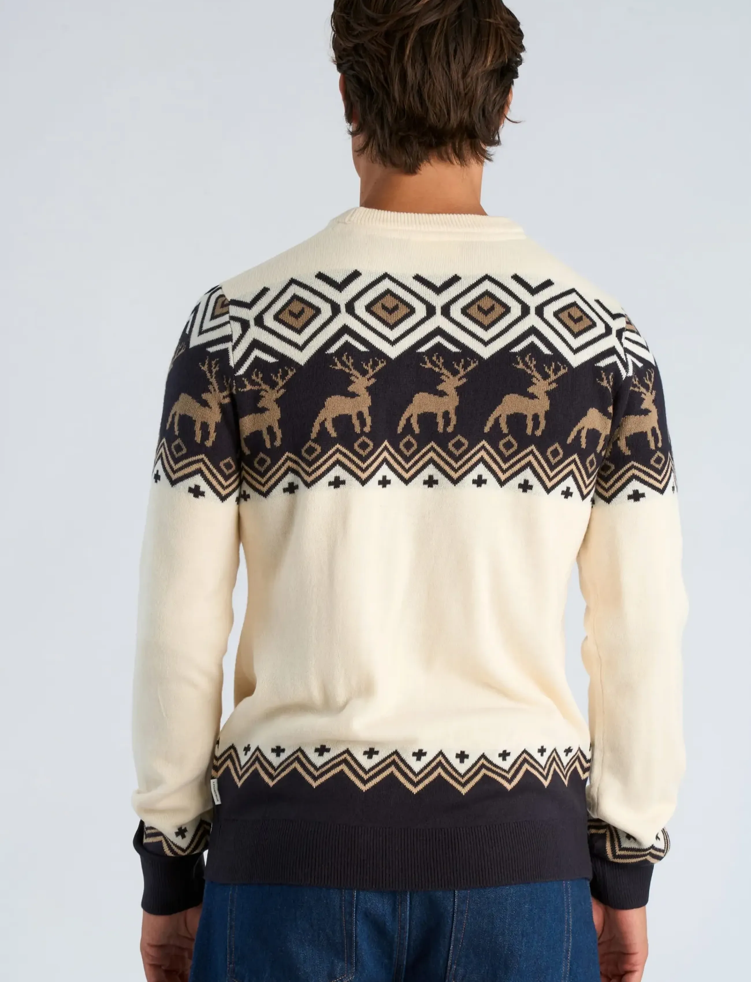 Lindbergh - Christmas jacquard sweater - ecru - 4