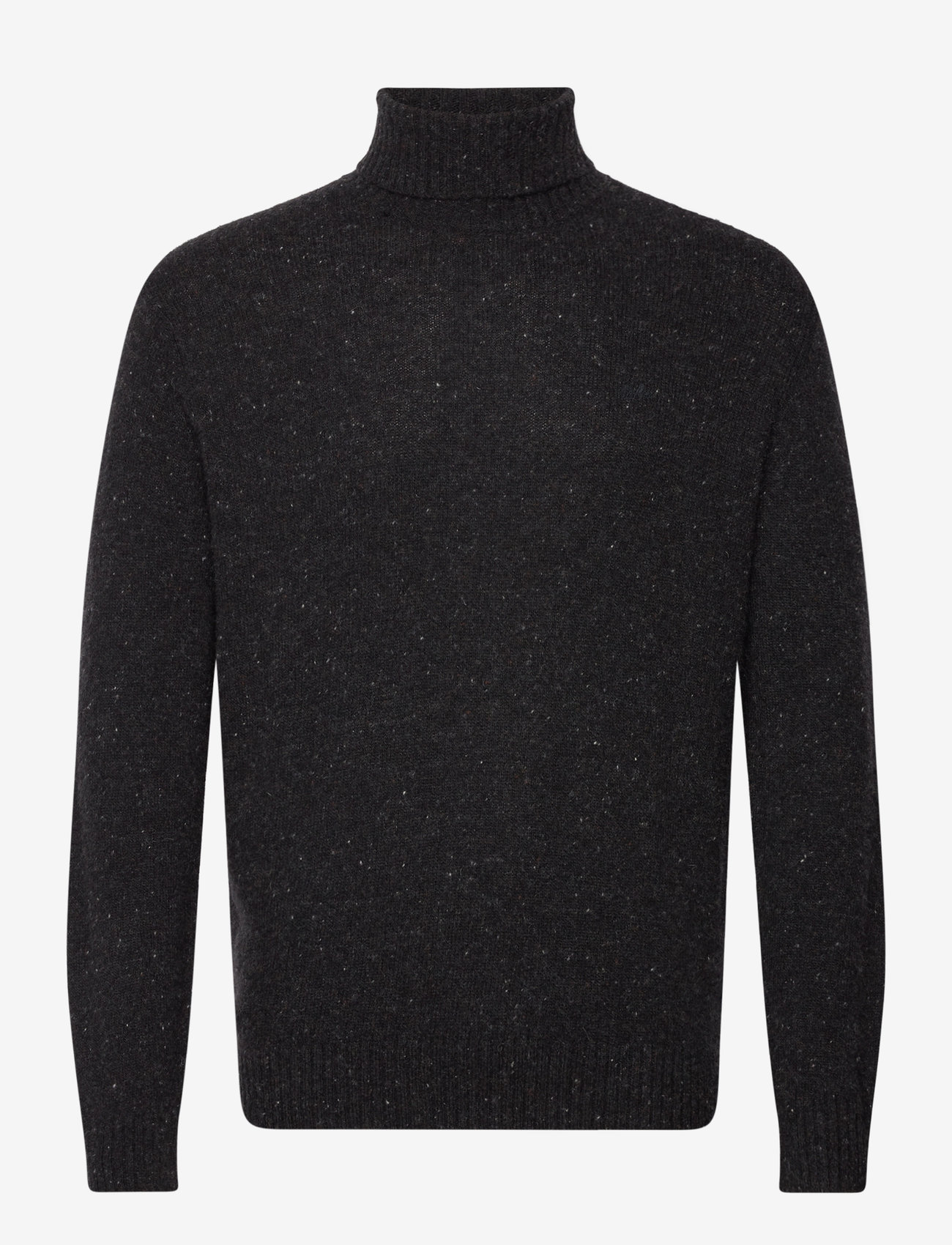Lindbergh - O-Neck knit Cashmere - rullekraver - charcoal - 0