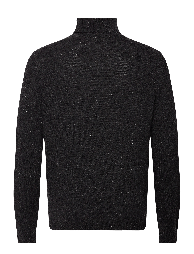 Lindbergh - O-Neck knit Cashmere - rullekraver - charcoal - 1