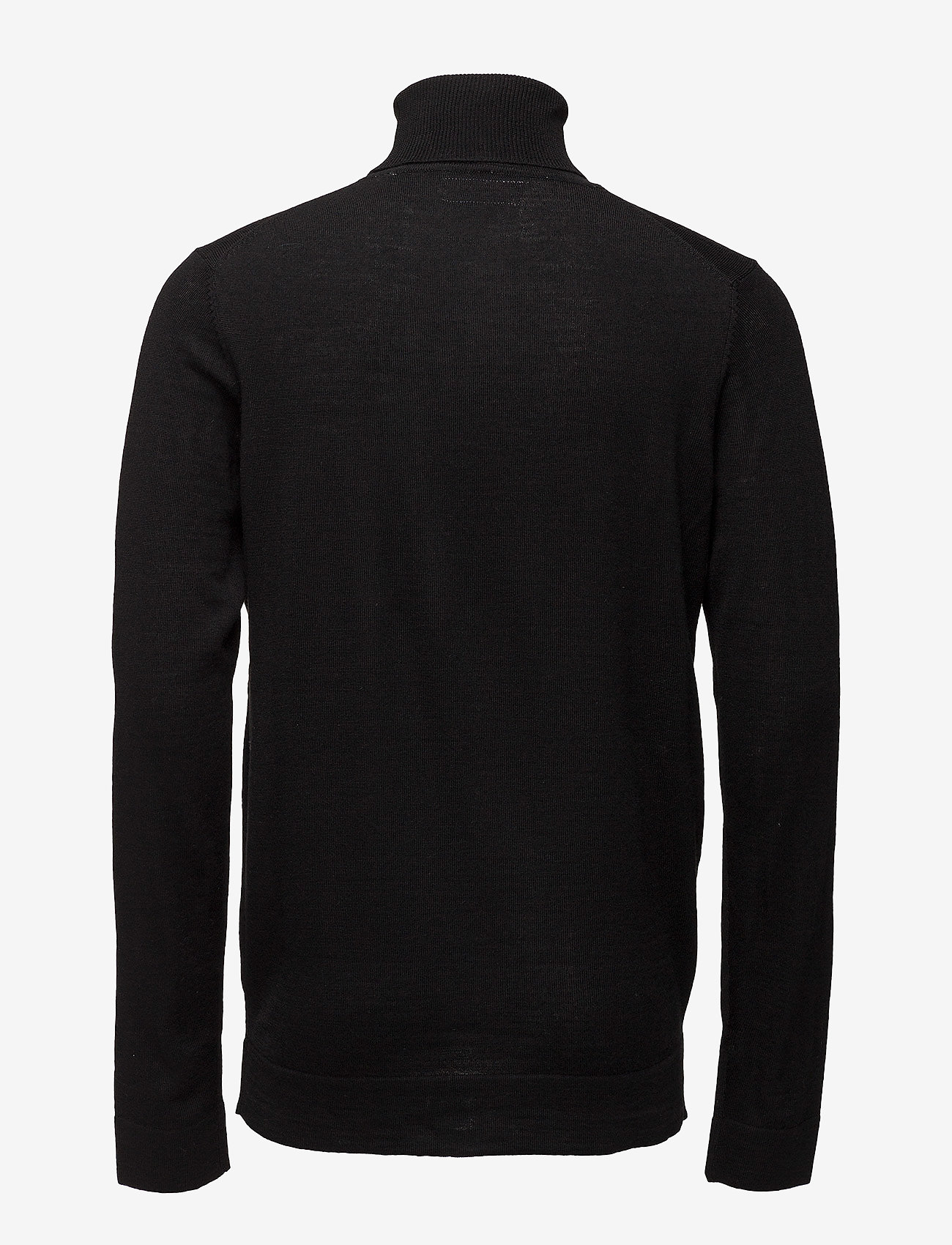 Lindbergh - Merino knit roll neck - trøjer - black - 1