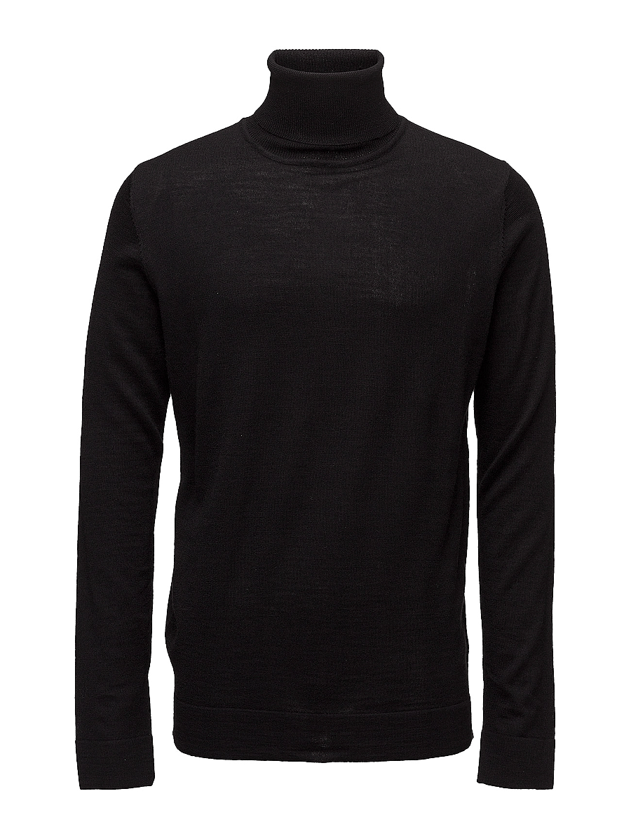 Lindbergh - Merino knit roll-neck - kõrge kaelusega - black - 1