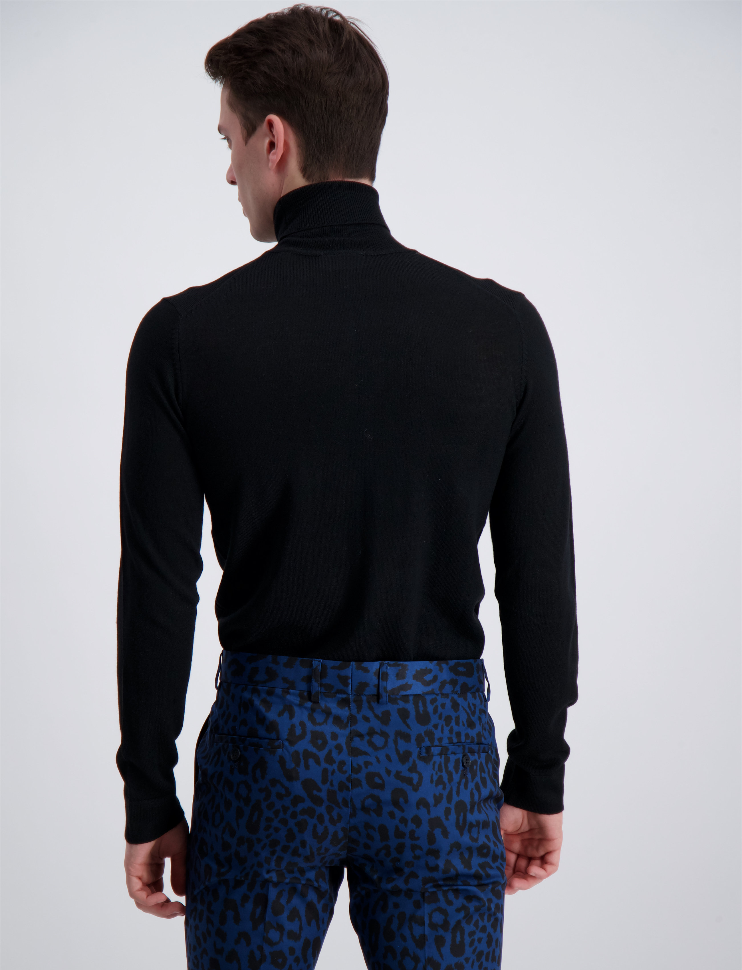 Lindbergh - Merino knit roll-neck - kõrge kaelusega - black - 4