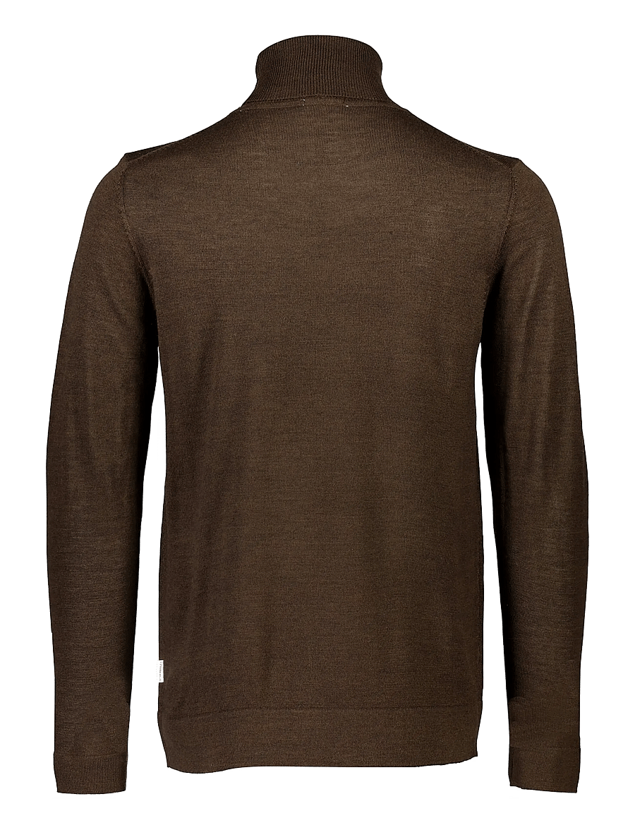 Lindbergh - Merino knit roll-neck - polokrage - brown mix - 2