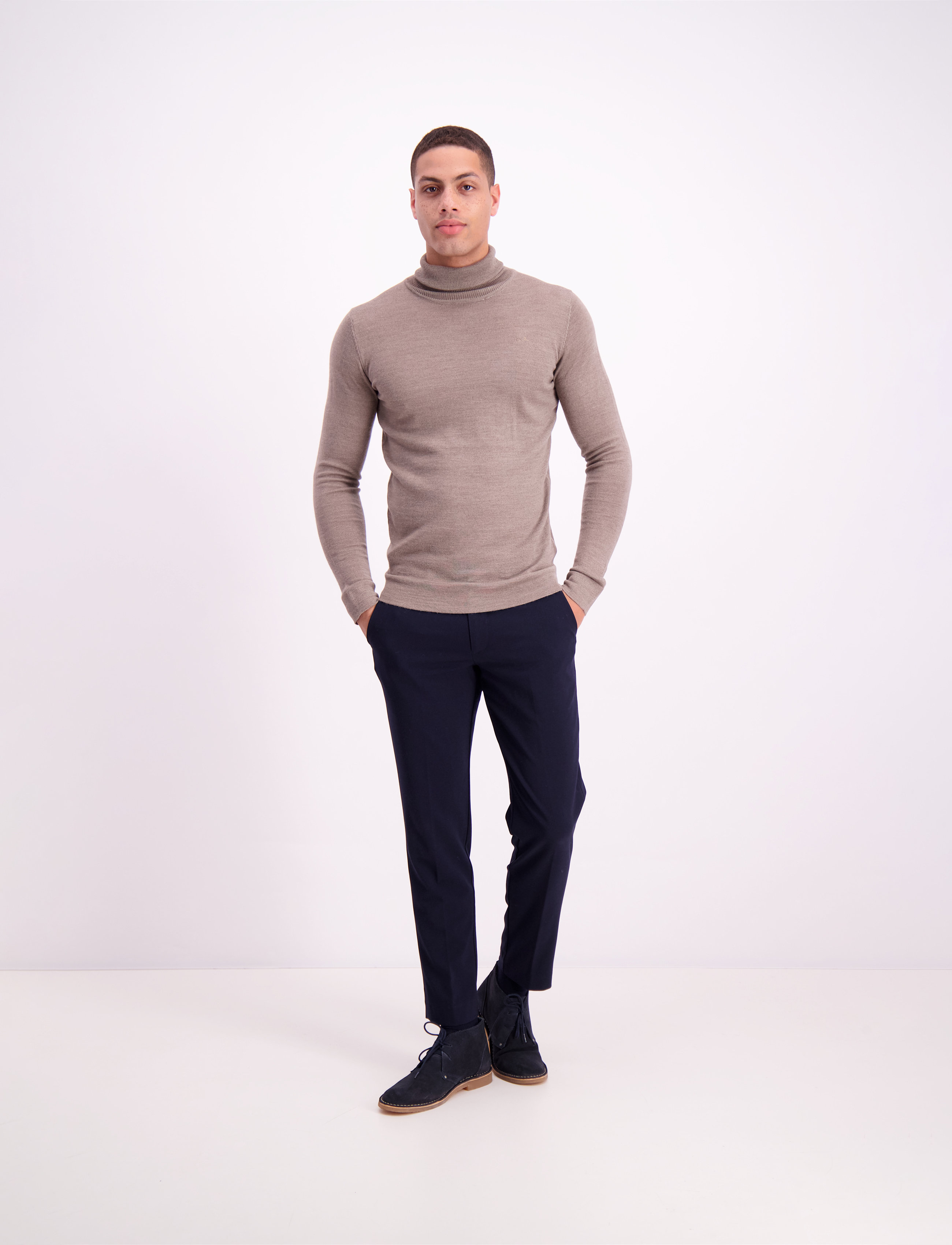Merino Knit Roll-Neck
