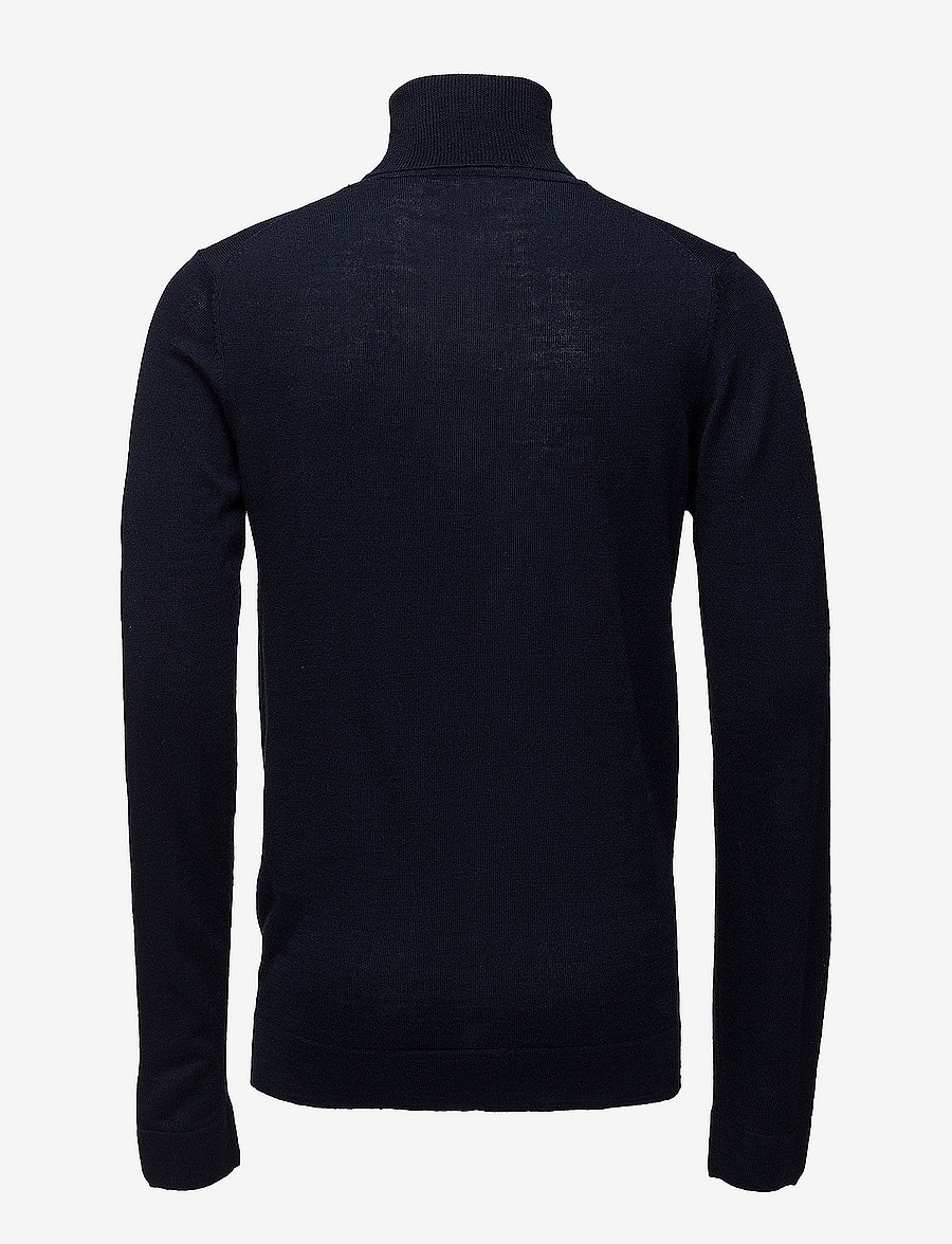 Lindbergh - Merino knit roll-neck - rollkragenpullover - navy - 2