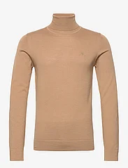 Lindbergh - Merino knit roll neck - tavalised kudumid - tan camel - 0