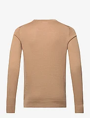 Lindbergh - Merino knit o-neck - tavalised kudumid - tan camel - 2