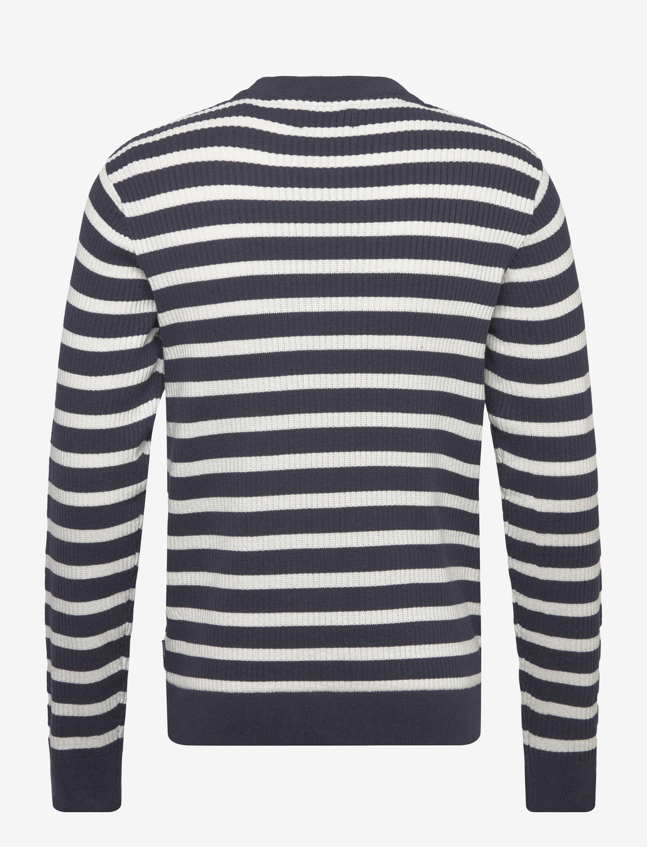 Lindbergh - Recycled crew neck knit L/S - rund hals - navy - 2