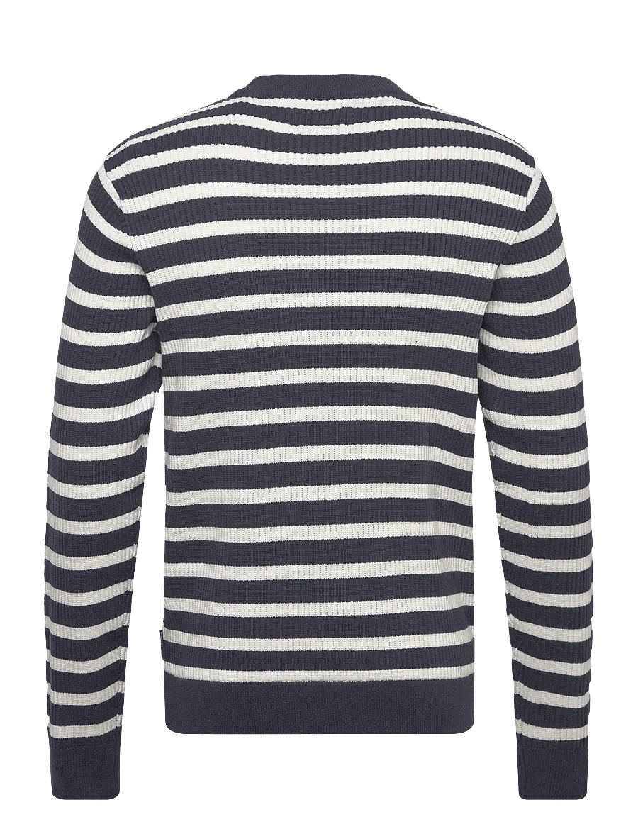 Lindbergh - Recycled crew neck knit L/S - pulls col rond - navy - 2