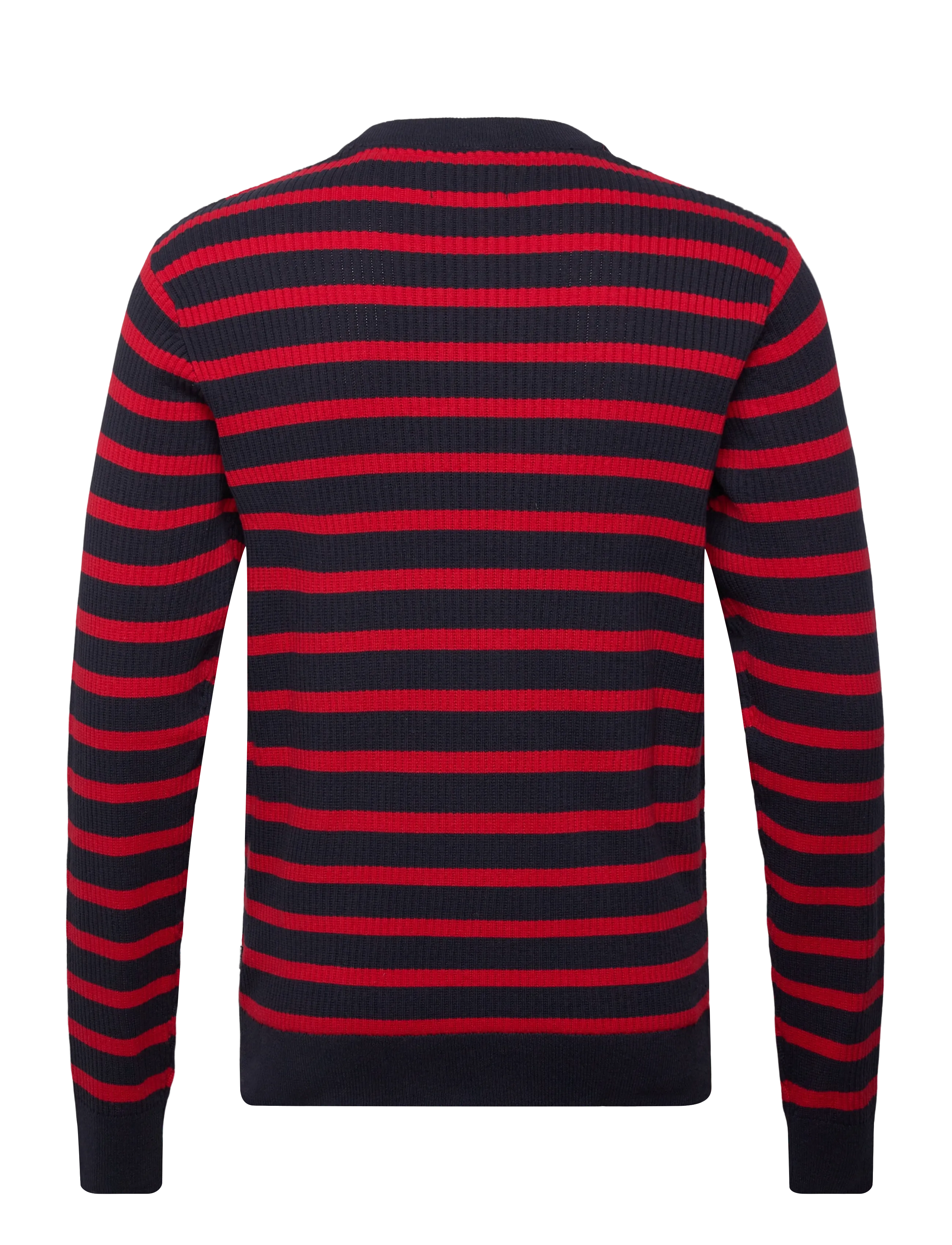 Lindbergh - Recycled crew neck knit L/S - Ümmarguse kaelusega kudumid - red - 2